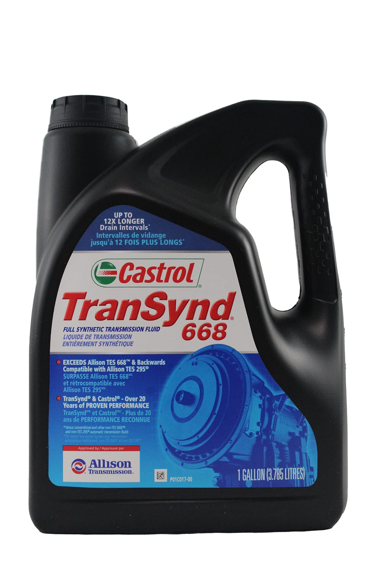 STONE RIVER PRODUCTS Castrol TranSynd 668 Allison 2021 Updated SPEC 2 GALLONS and ONE Allison 29539579 Filter ONLY by DOXA Worldwide