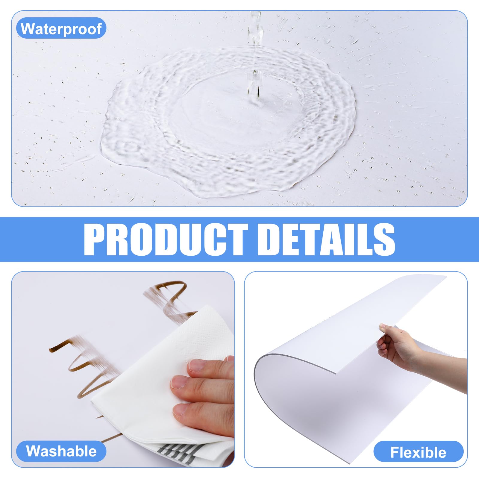 Sasylvia 12 Pcs White Drop Ceiling Tile Smooth Drop Ceiling Tile Drop in Installation Waterproof Washable and Fire Rated Ceiling Panel PVC Ceiling Tiles to Keep Away Breakage (12 Pcs,4 x 2 ft)