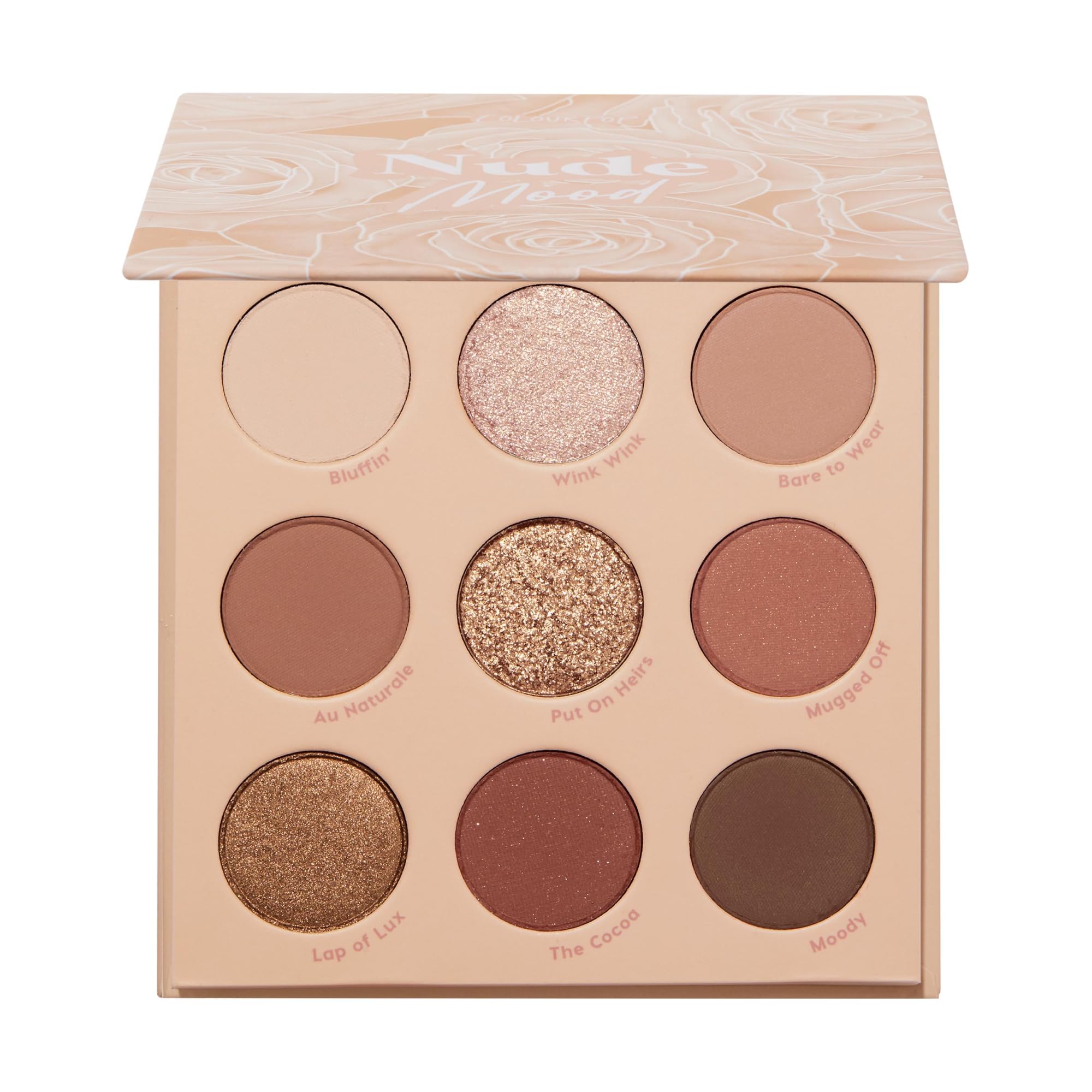 ColourPop Nude Mood Shadow Palette - Brown & Copper Palette with Metallic and Matte Finishes - High-Pigment Makeup with a Long-Wearing Formula (0.3 oz)