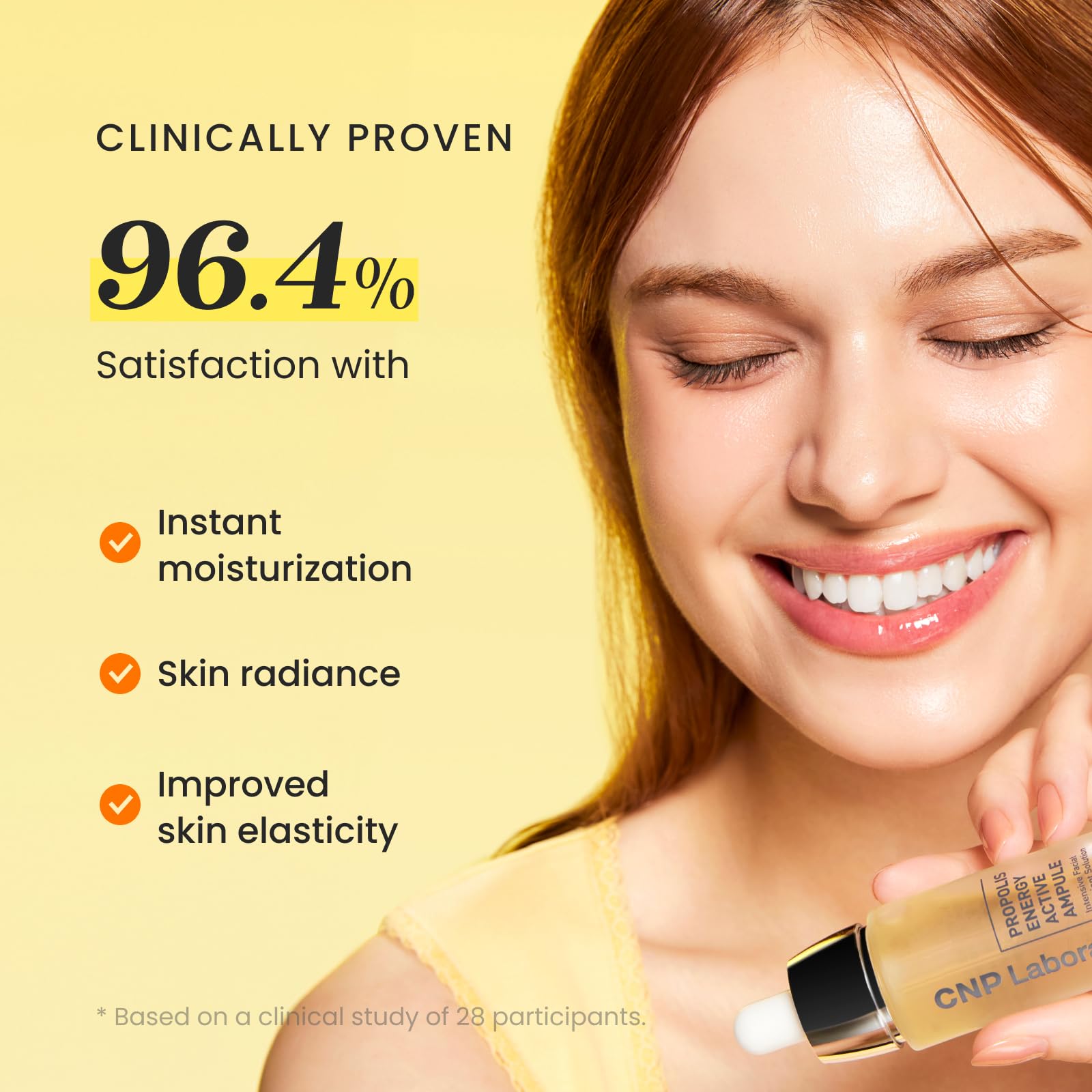 CNP Honey Glow Serum - Hyaluronic Acid & Propolis for Hydrating, Anti-Aging, Centella Soothing Serum, for Sensitive Skin, Gifts for Women, Korean Skin Care (1.18 fl. oz)