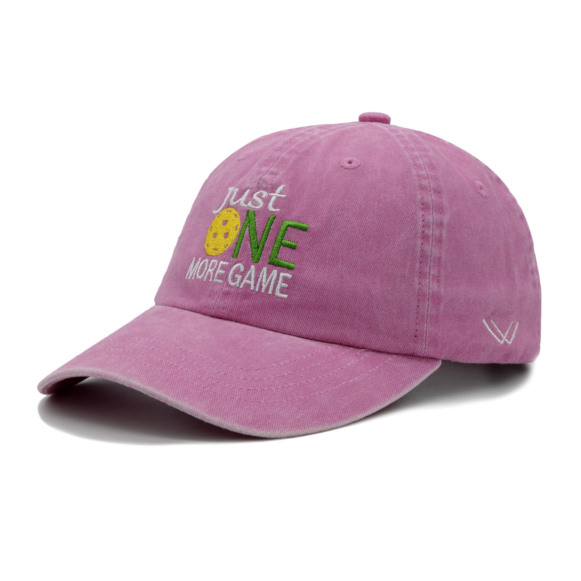 NVJUI JUFOPL Pickleball Hat for Men Women, Pickleball Gifts Embroidered Baseball Cap Pink