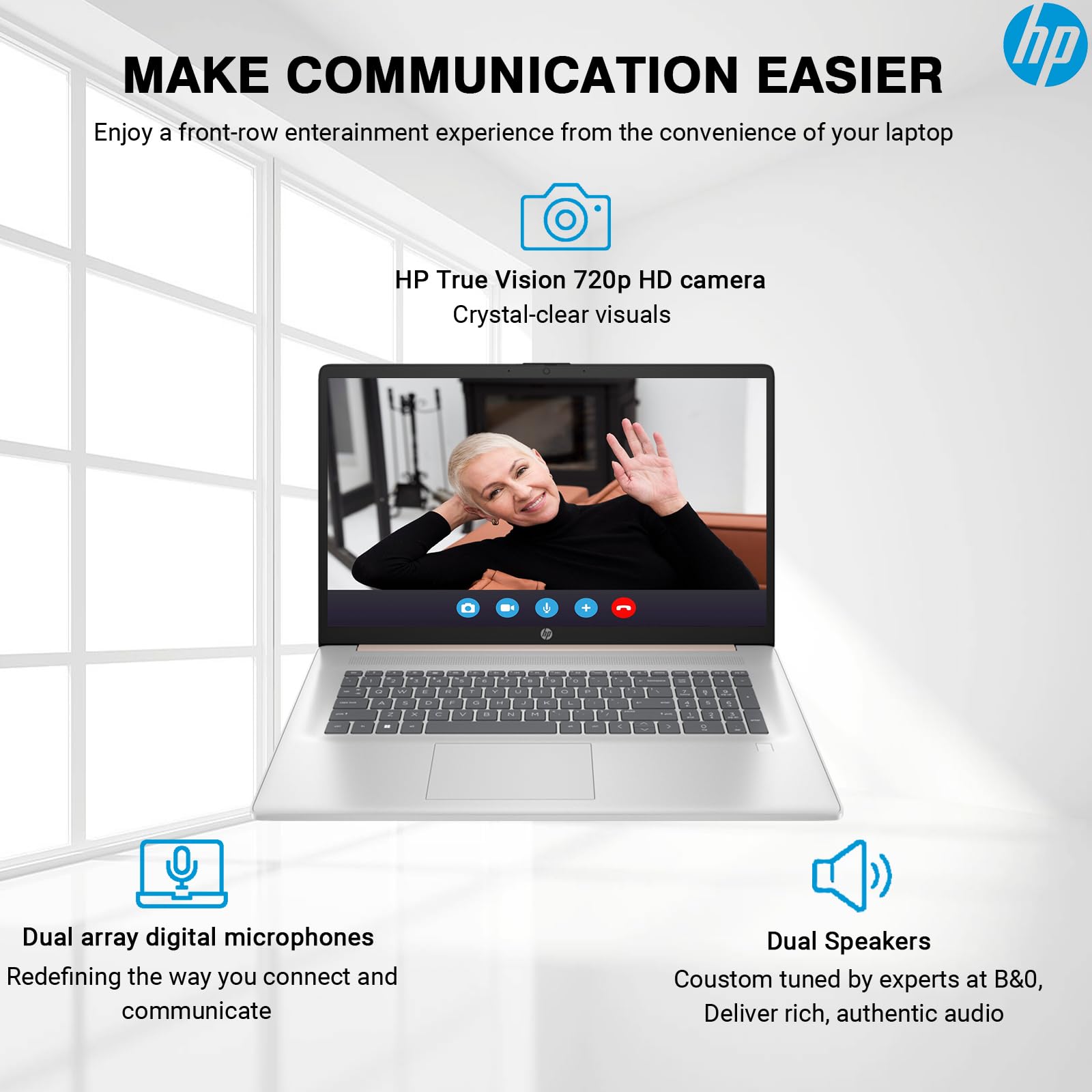 HP 17 Touchscreen Laptop PC, 17.3 Inch HD+ Touch Screen Business Laptop Computer, Intel 10-Core i7, Windows 11 Pro, 10-Key Backlit Keyboard |Fingerprint | Rose Gold | 32GB RAM 1TB SSD