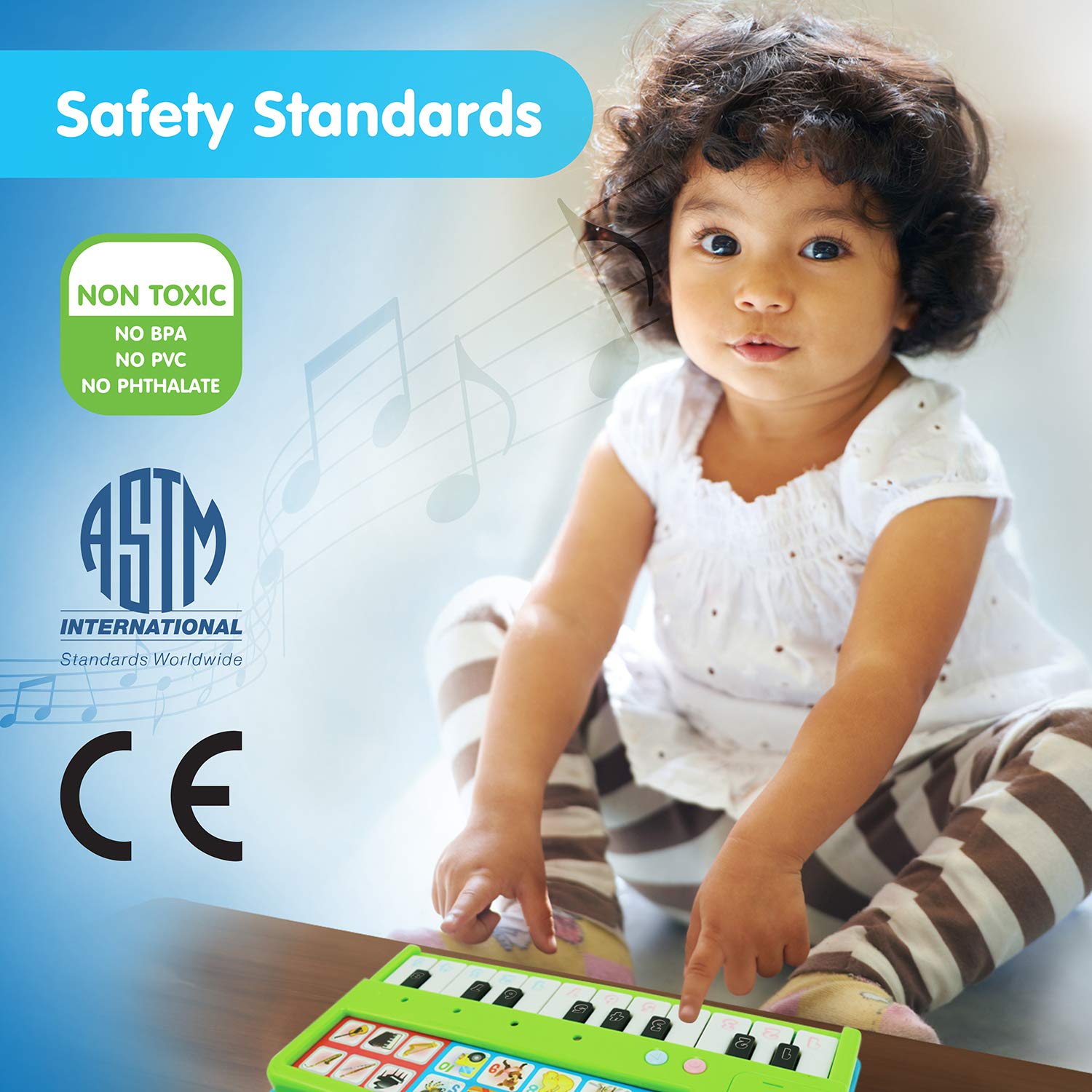 BEST LEARNING My First Piano Book - Educational Musical Toy for Toddlers Kids Ages 3-5 Years - Ideal 3, 4 Year Old Boy or Girl Christmas and Birthday Present