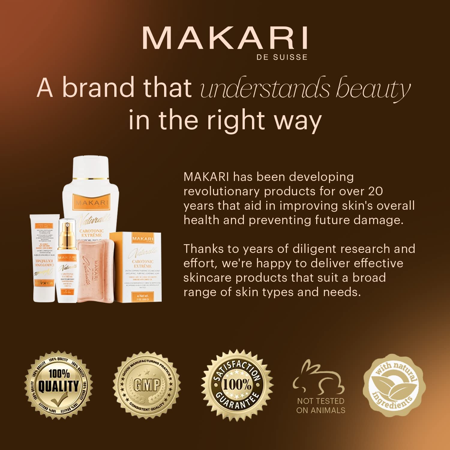 MAKARI Naturalle Carotonic Extreme Body Glycerin (16.6 oz) | Helps Brighten Skin and Fade Body Scars and Marks | Glycerin Oil for All Skin Types | Safe for Sensitive Skin and Kids Ages 12 and Up