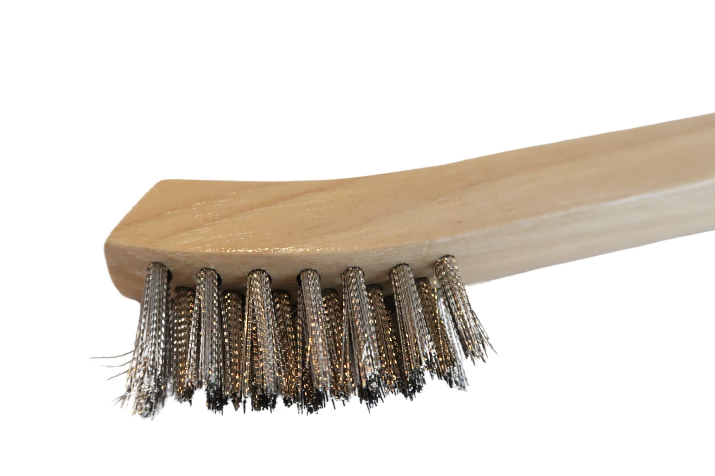 Wood Handle Golf Brush with Wire Bristles