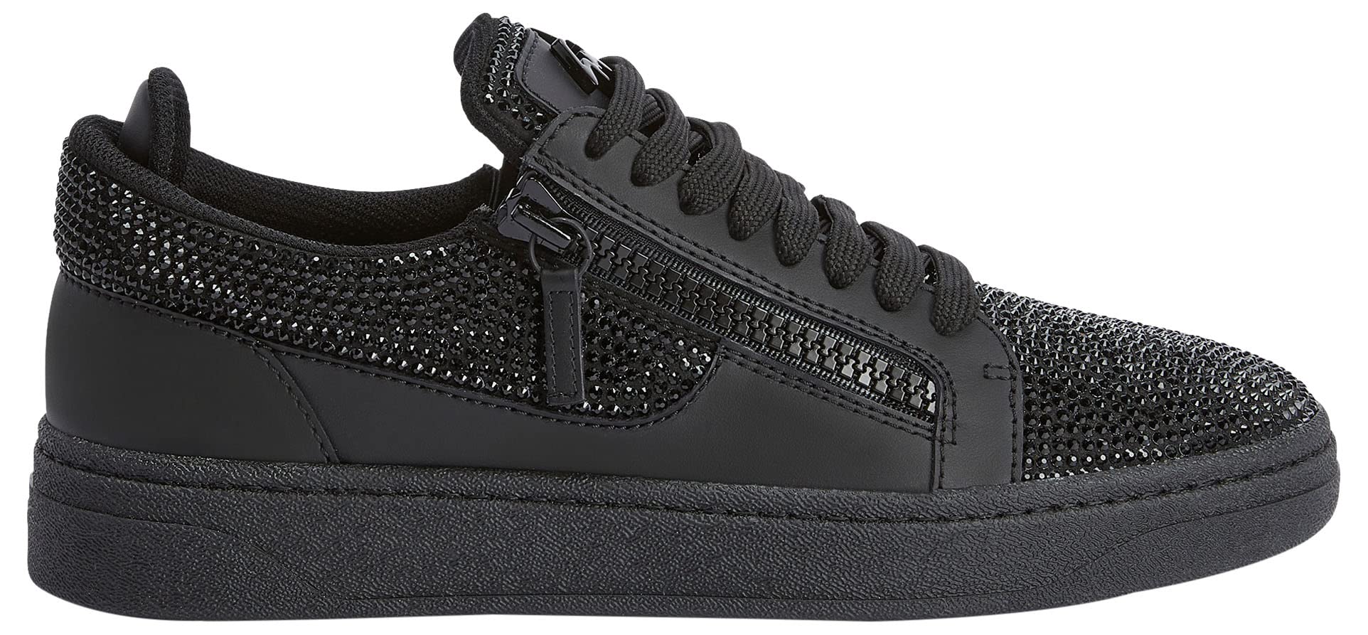 Giuseppe Zanotti, Gz94 Low-Top Sneakers Leather, 8, Black