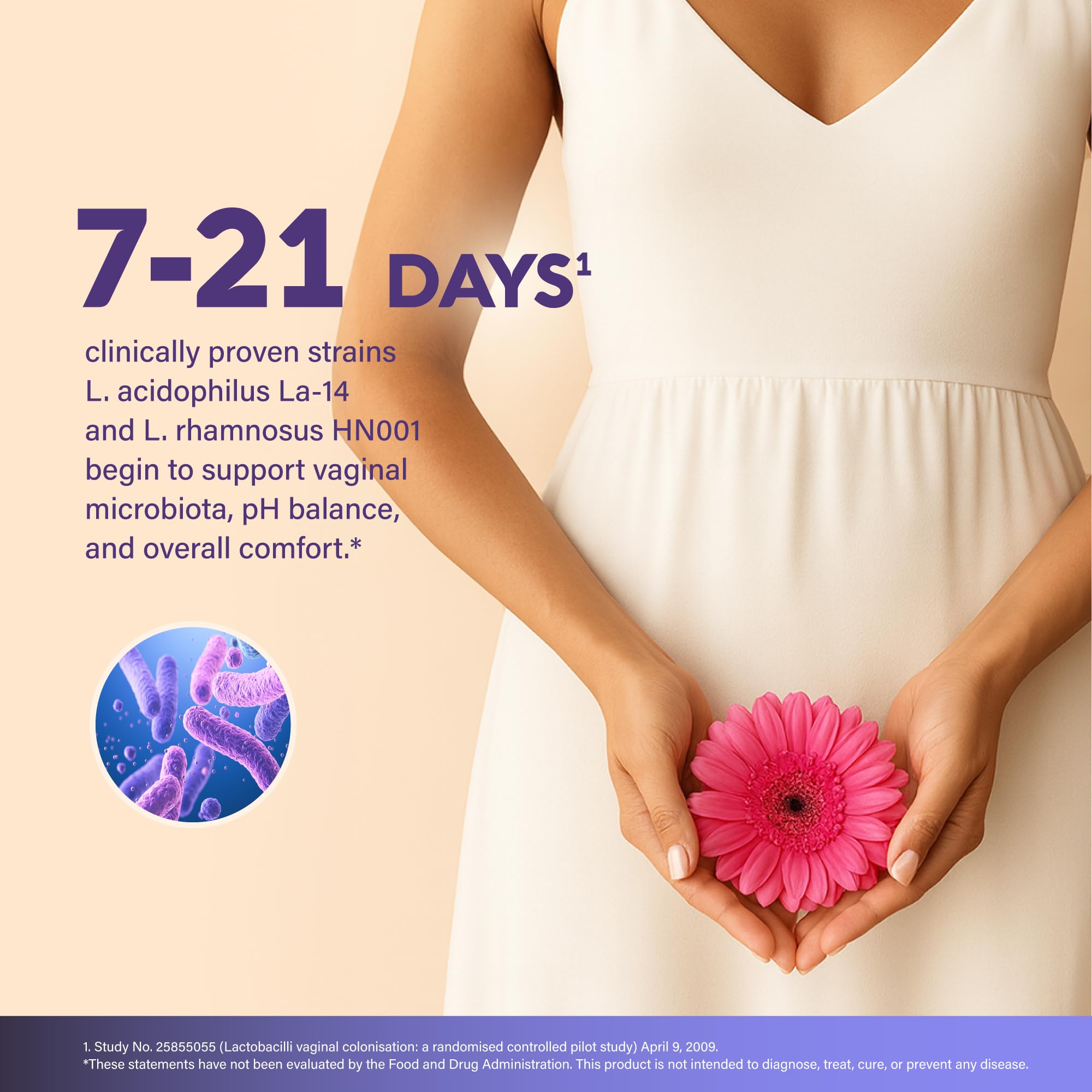 Probiotics for Women 50 Billion CFU - Vaginal Probiotics Clinically Proven for Yeast & pH Balance - Digestion & Bloating Relief - 8 Strains + Prebiotics - Delay Release - Made in USA, 60 Capsules