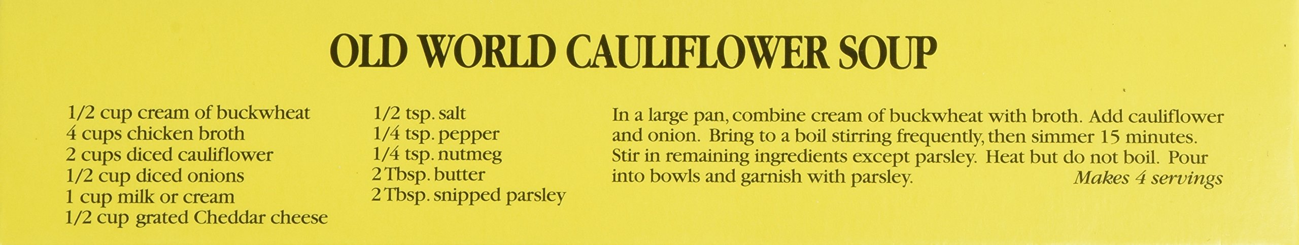 Pocono Organic Cream of Buckwheat Cereal (3x13 oz.)