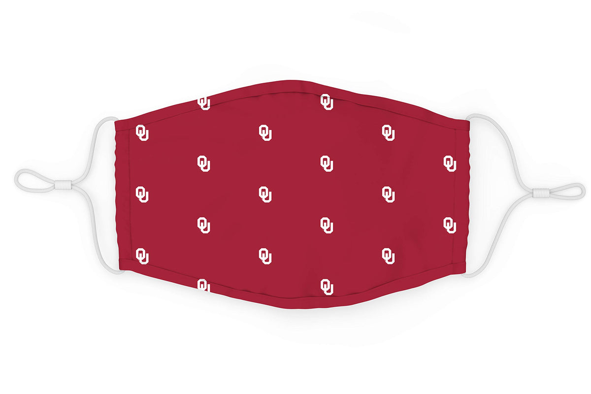 Top of the World NCAA Oklahoma Sooners Unisex All Over Print Team Icon Face Mask, Oklahoma Sooners Cardinal, One Size (MTW_300)