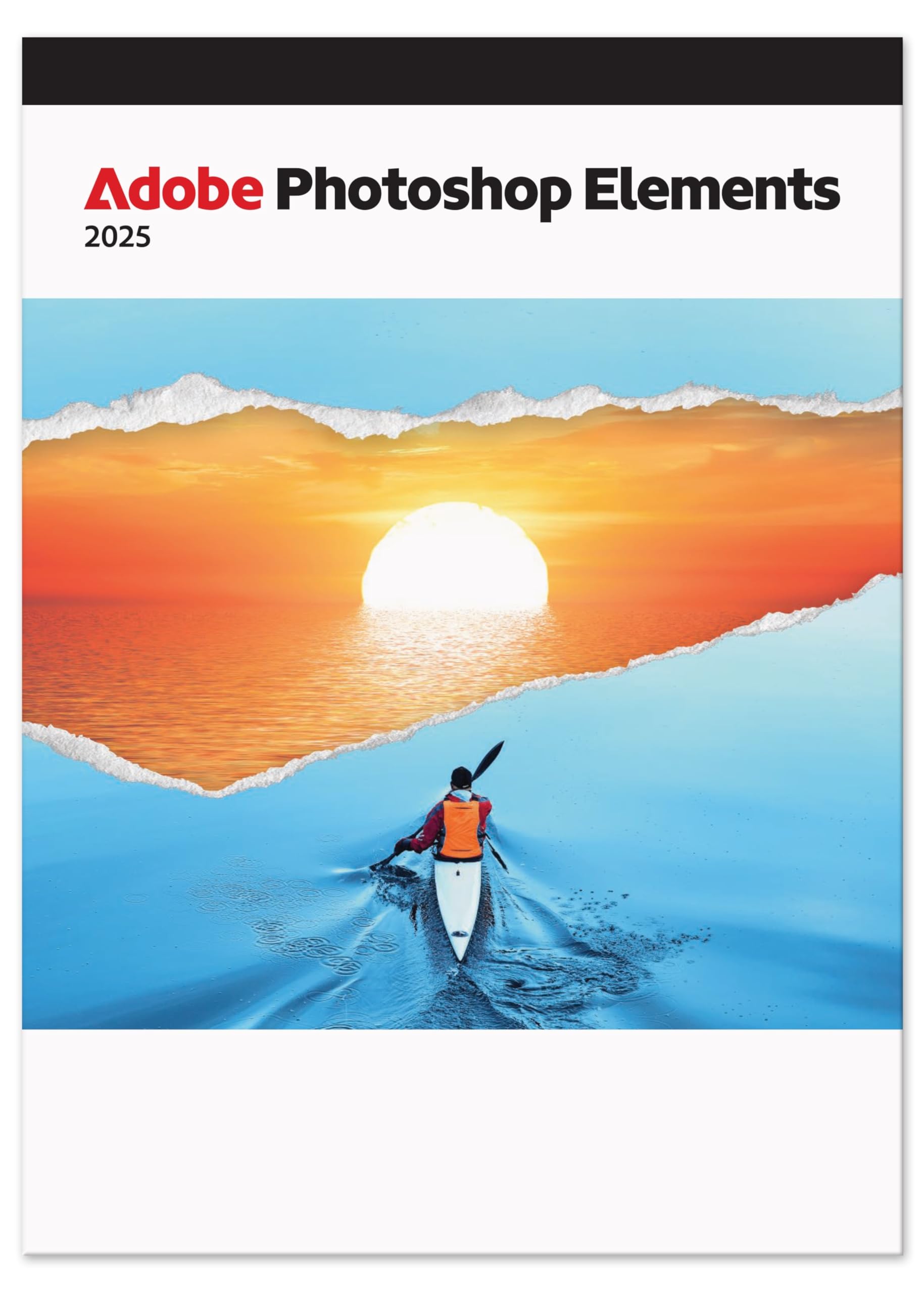 Adobe Photoshop Elements 2025 | PC/Mac | Box with Download Code | Photo Editing | 3-year term license | Activation Required