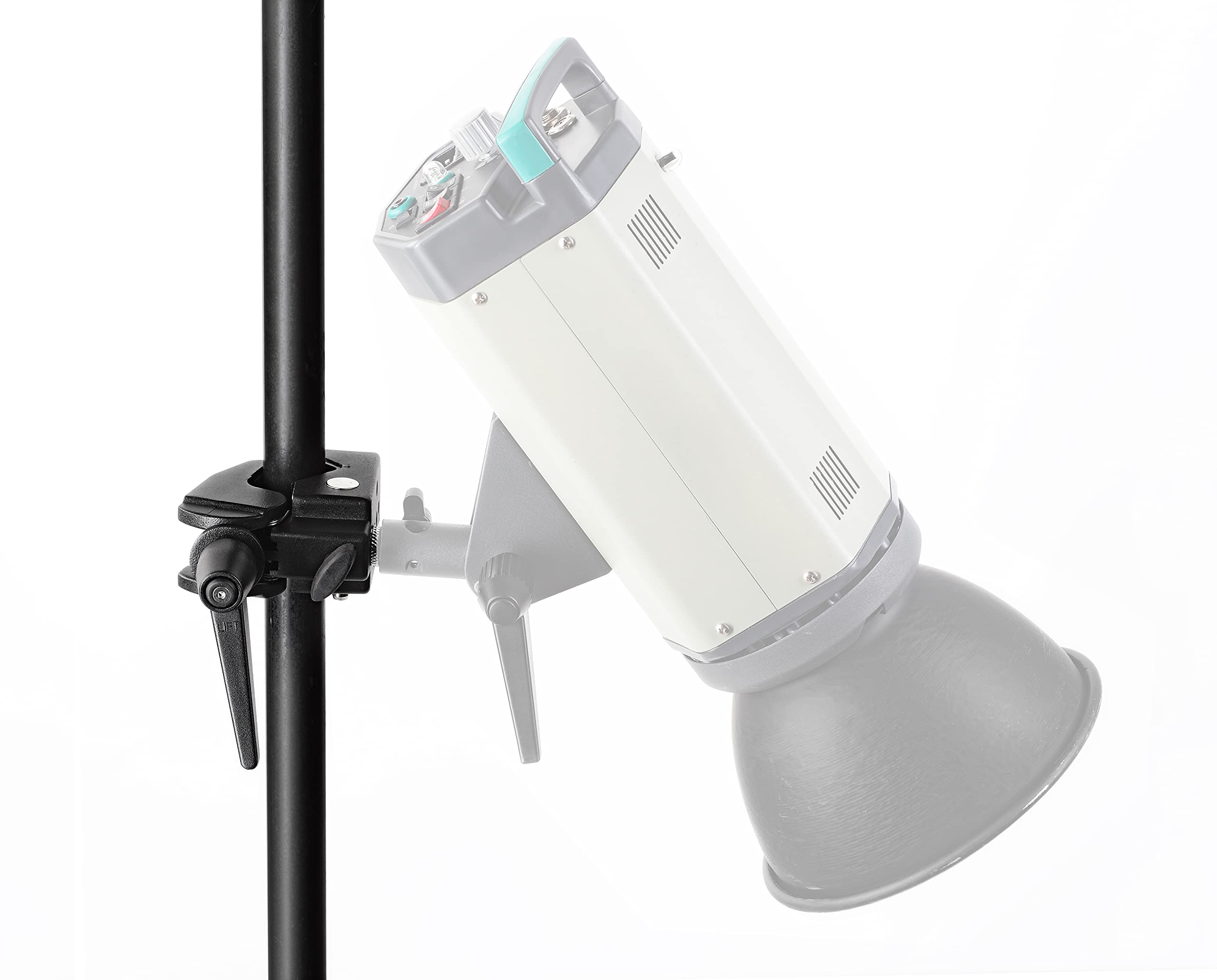 PHOCUS Super Clamp with Standard 5/8" Stud for Photography Studio Video Camera Lighting, Max Load 33lb /15kg, for Round Pipe and Flat Surface