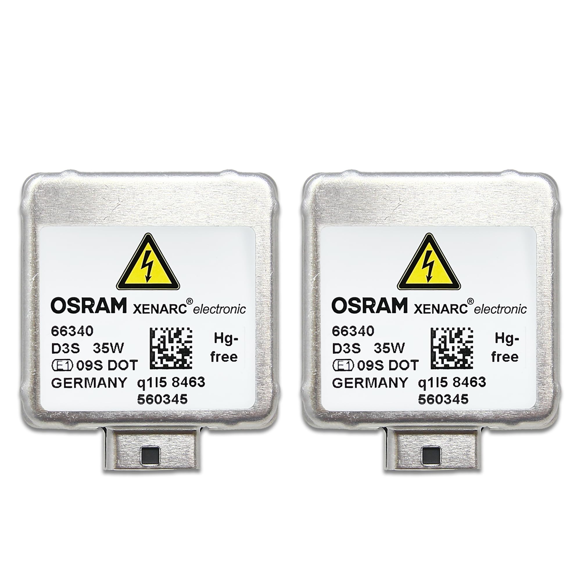 OSRAM XENARC D3S HID Xenon Headlight bulbs 66340 Pack of 2 by ALI