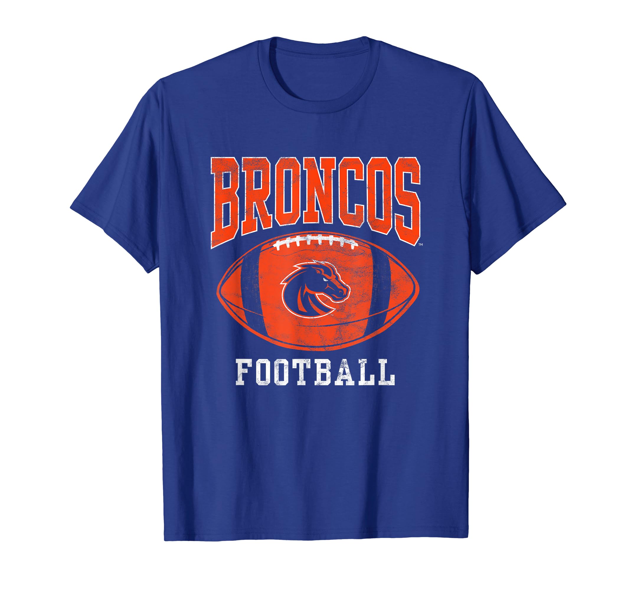 Boise State University BSU Broncos Football Ball T-Shirt