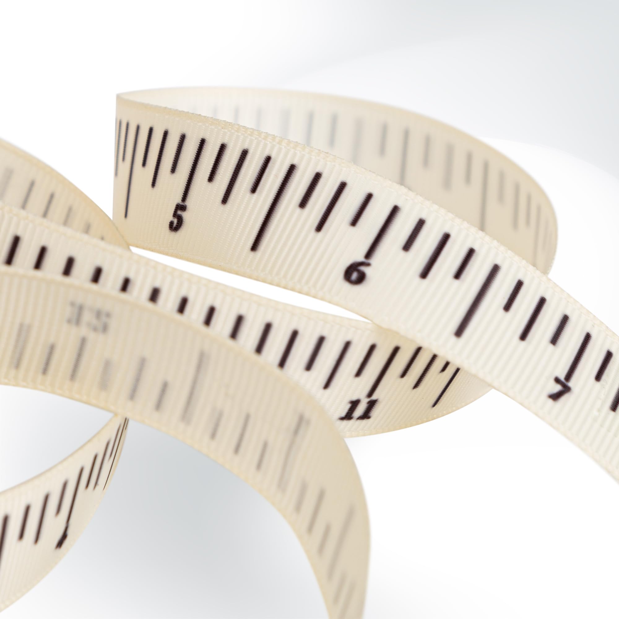 CraftyCrocodile Teacher Crafting Ribbon - Measuring Ribbon for Crafts and Gifts - School Ruler Ribbon Teacher Themed Twill Tape Crafting Supplies