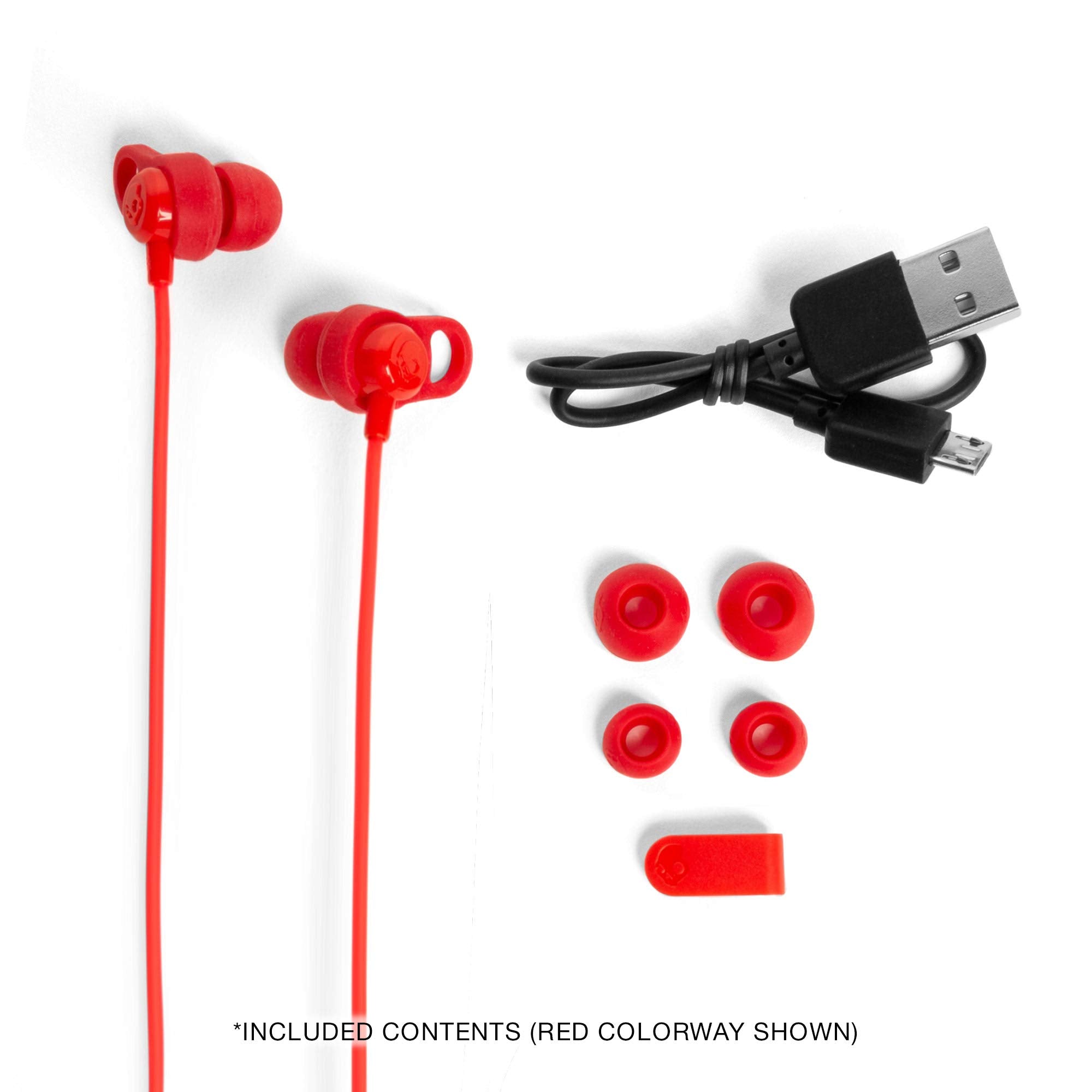 Skullcandy Jib+ In-Ear Wireless Earbuds, 6 Hr Battery, Microphone, Works with iPhone Android and Bluetooth Devices - Black