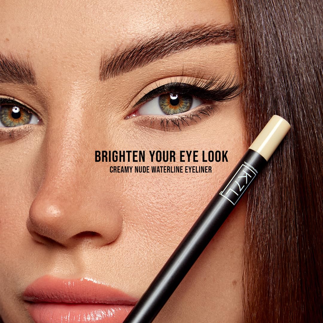 K7L Nude Eyeliner Brightens with a creamy formula - Waterproof and Smudge-Proof