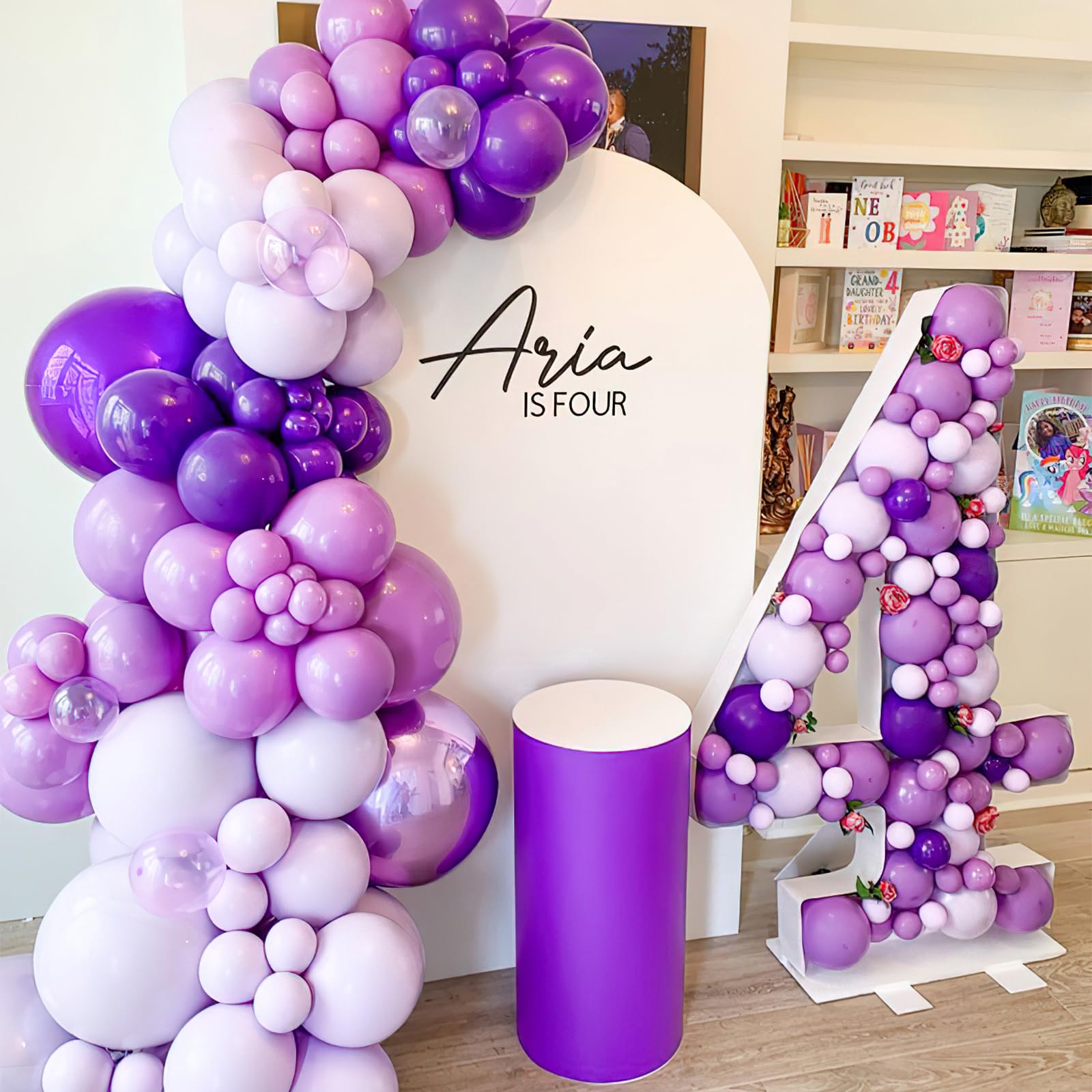 PartyWoo Pastel Purple Balloons 100 pcs 12 Inch Light Pastel Purple Lavender Lilac Latex Helium Balloons for Graduation Baby Shower Birthday Engagement Wedding Party Decorations Purple-Q10