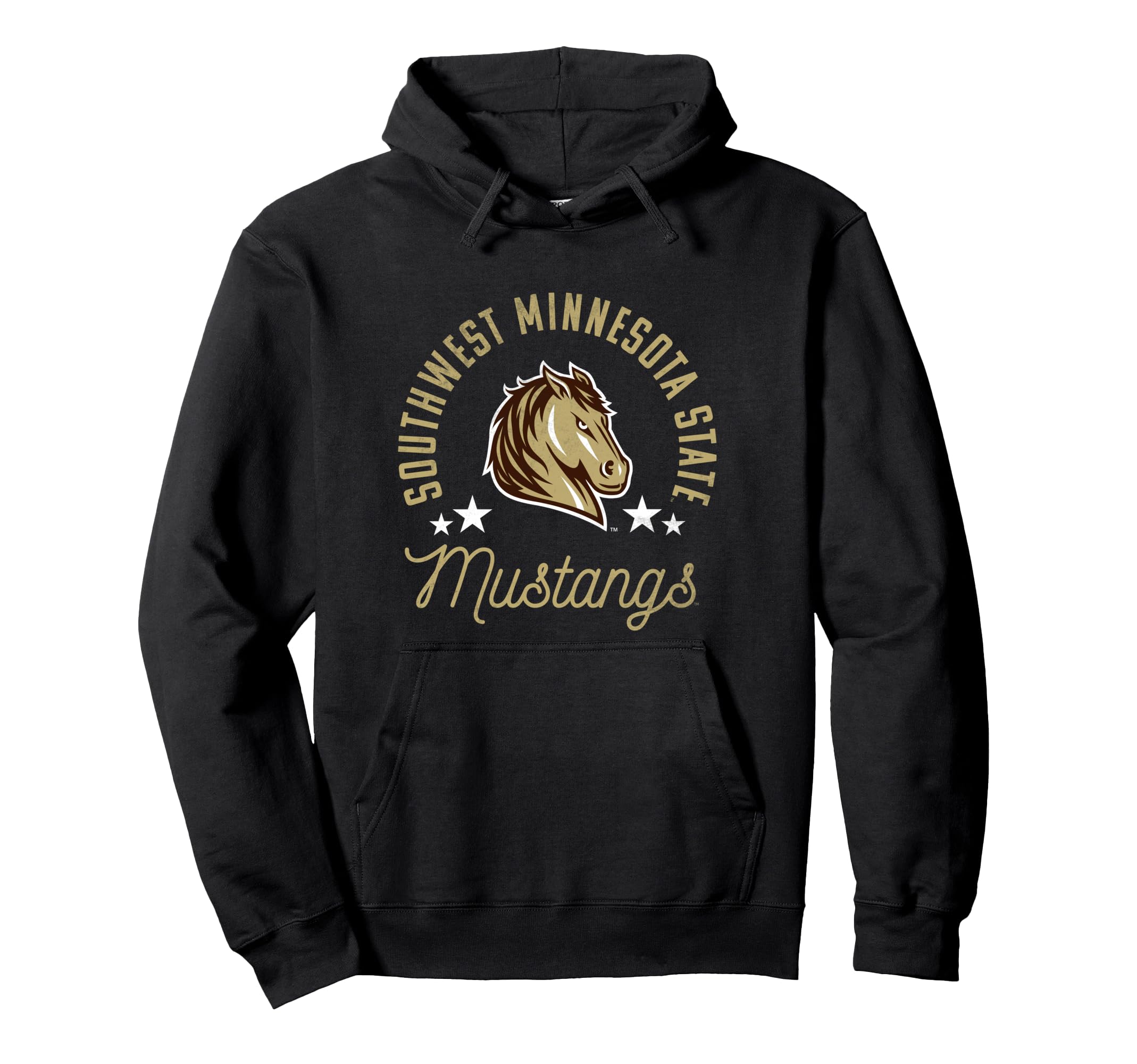 Southwest Minnesota State SMSU Mustangs Logo Pullover Hoodie