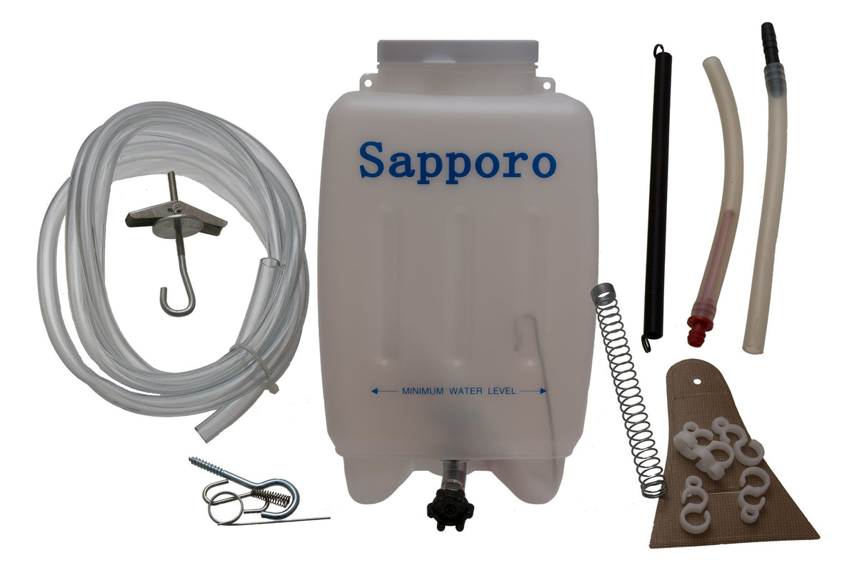 Sapporo Gravity Feed Bottle Steam Iron Kit - Includes SP527 Gravity Feed Bottle Steam Iron, Two Inline Demineralizer Cartridges & Magic Glide Non-Stick Ironing Shoe