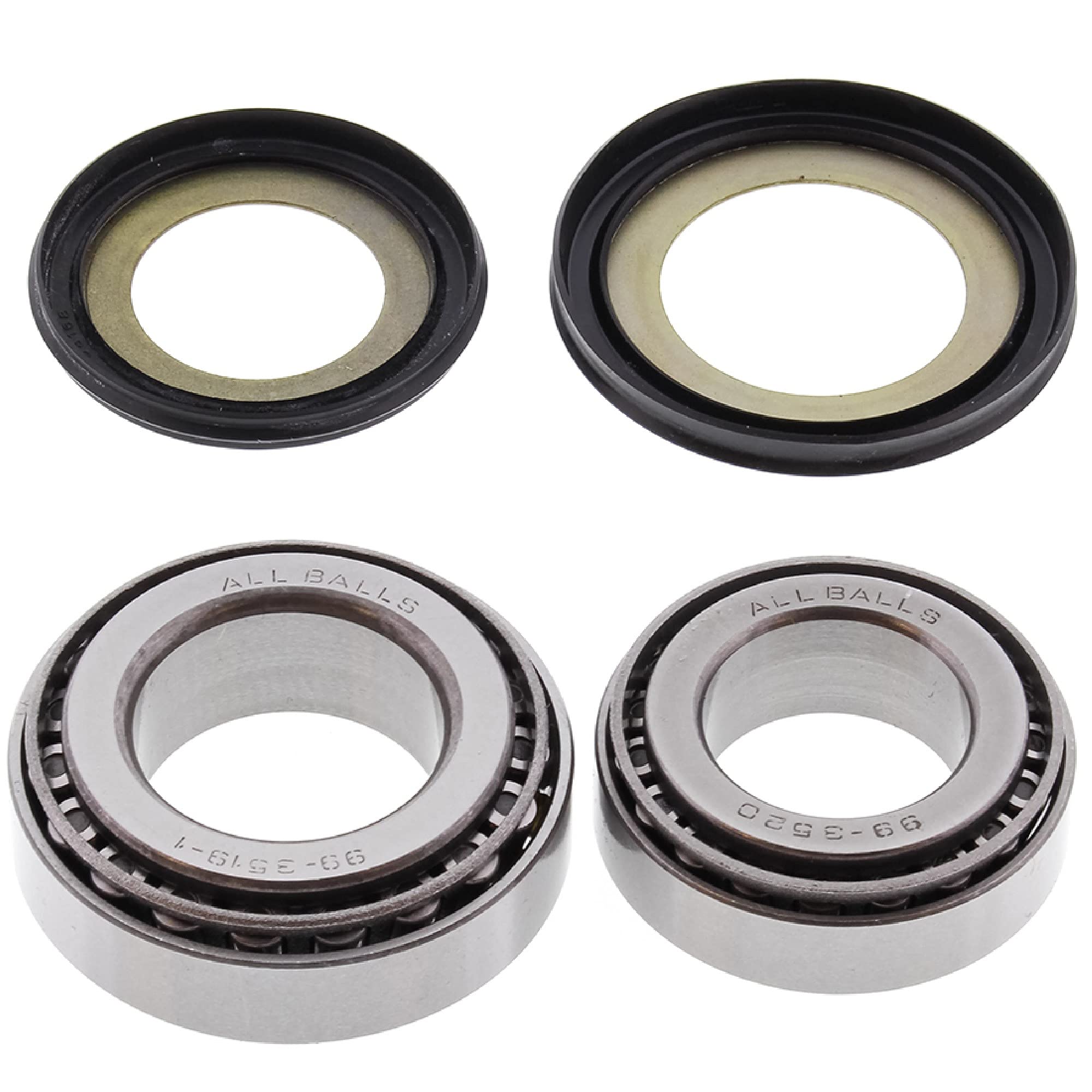 All Balls Racing 22-1020 Steering Stem Bearing Seal Kit Compatible with/Replacement for Honda Triumph