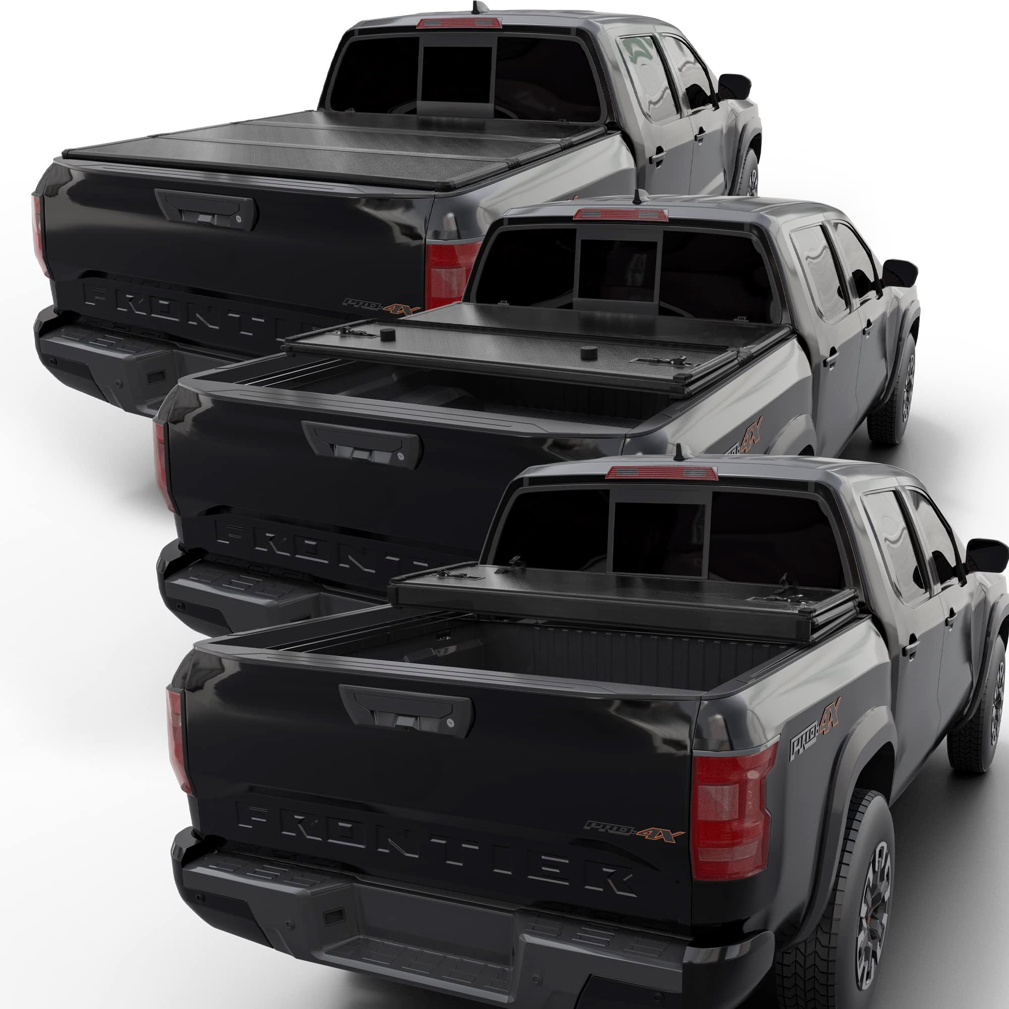 Calffree Hard Tri-Fold Truck Bed Cover Compatible with 2005-2025 Nissan Frontier 5ft Bed (60")