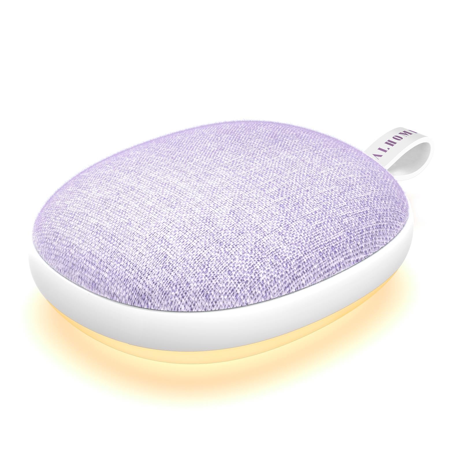 Enhanlife Portable White Noise Sound Machine: Baby Sleep Soother, Bluetooth Speaker, Rechargeable Battery, 4-Speed Timer, 6 Soothing Sounds Adult Therapy Aid for Trave (Purple, Portable)