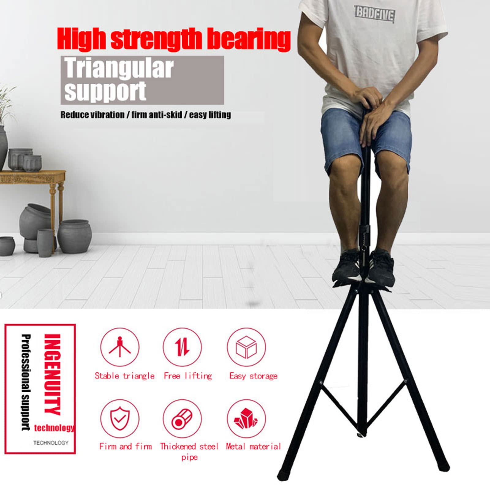 Hologram Fan Stand with Multi-Function Base, Height 39.4 to 69 Inch, 150 Pounds Load-Bearing for A Variety of Hologram Fans