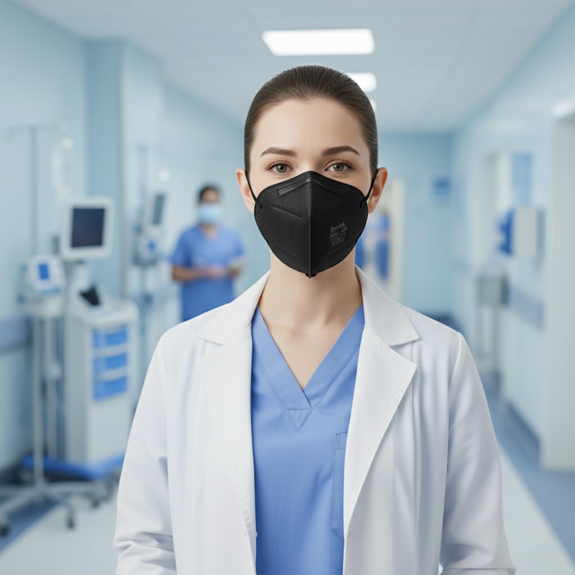BENEHAL N95 Masks for Adults - 20 NIOSH-Approved 5 Ply Individually Wrapped Reusable N95 Face Masks - 95% Filtration for Easy Breathing, Designed for Long Wear, Helps Filter Pollen, Mold Spores & Dust
