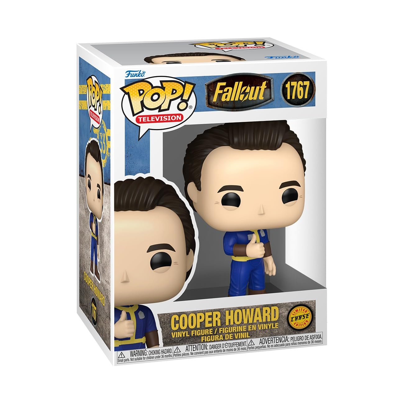 Funko Pop! TV: Fallout - Vault Boy - 1/6 Odds for Rare Chase Variant Cooper Howard- Collectable Vinyl Figure - Gift Idea - Official Merchandise - Toys for Kids & Adults - TV Fans