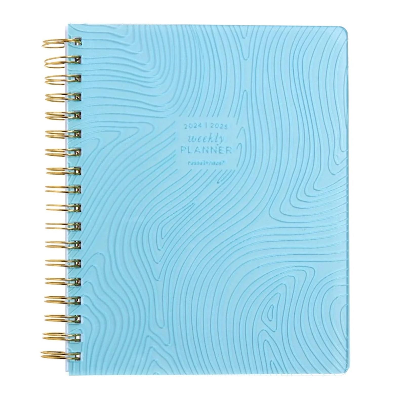 russell+hazel 2024-2025 Monthly Planner, July 2024 – June 2025, Office Supplies, Acrylic Dew Spiral, Spiral Bound, 7.625” x 9.5”