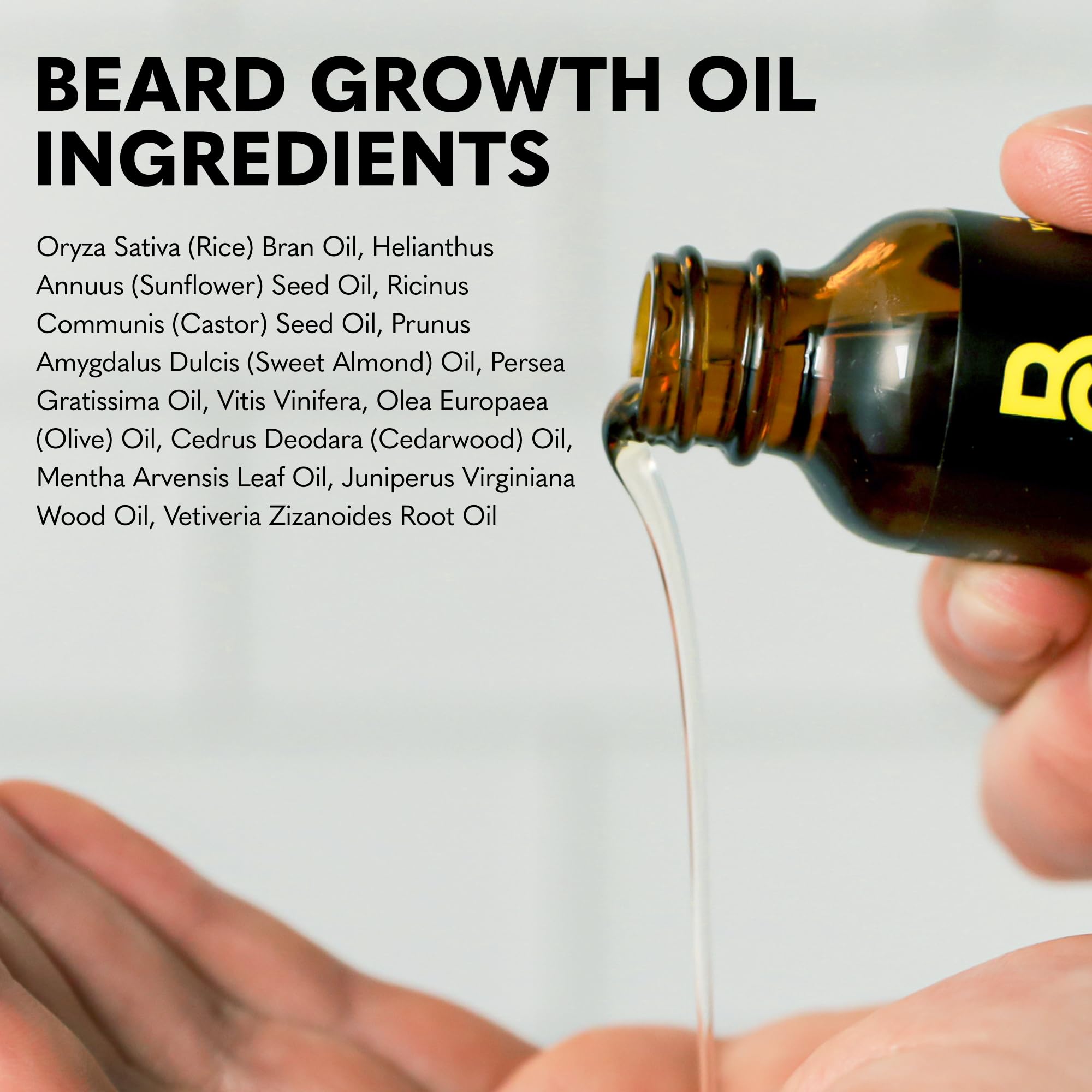 The Beard Club Beard Growth Kit - Derma Roller, Beard Growth Oil, Sandalwood Balm, Comb - Gift Set
