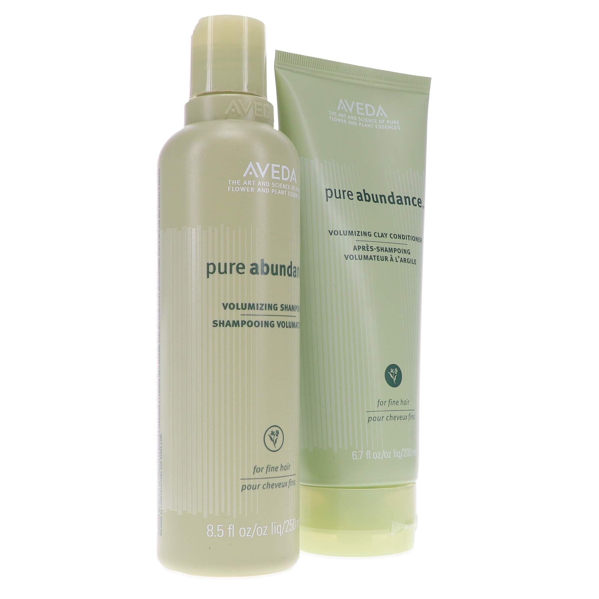 Aveda Pure Abundance Volumizing Shampoo 8.5 oz & Clay Conditioner 6.7 DUO