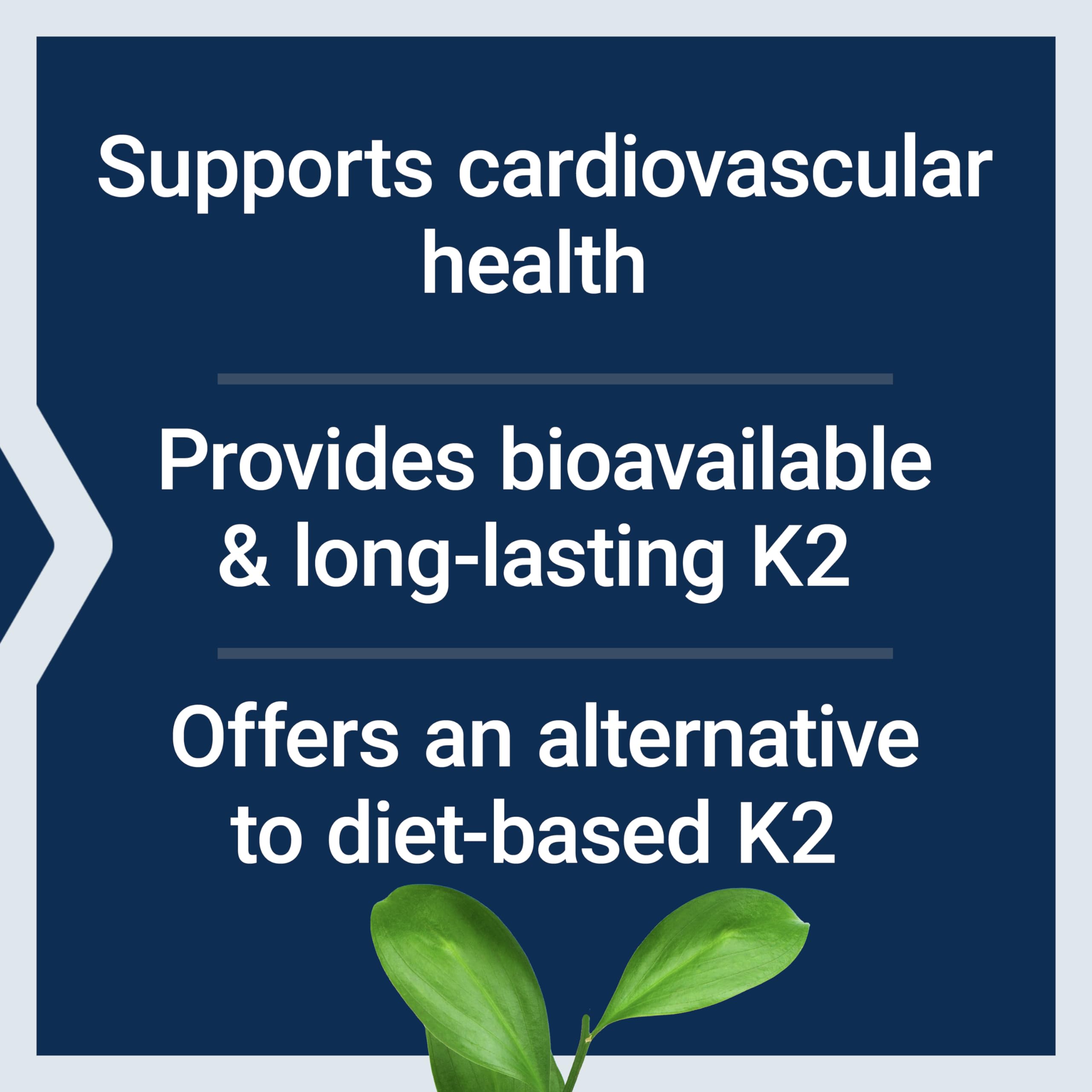 Life Extension Low Dose Vitamin K2 – Supports Arterial Health – Non-GMO, Gluten-Free – 90 Softgels