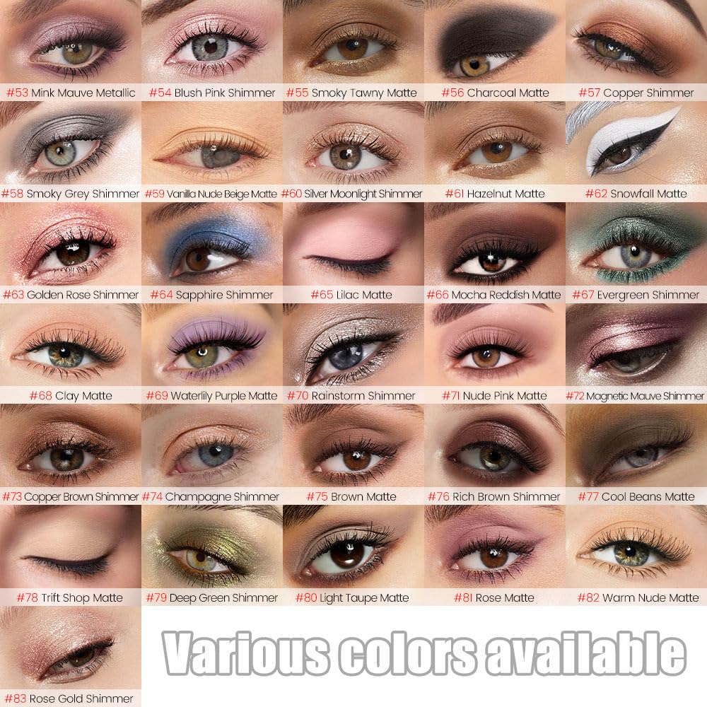Kaely Cream Eye Shadow Sticks, Deep Green Shimmer Eyeliner Pencil Eyeshadow Palette Makeup, Eye Highlighter Brightener Stick for Older Women Waterproof Pigmented, sombras para ojos, New-79