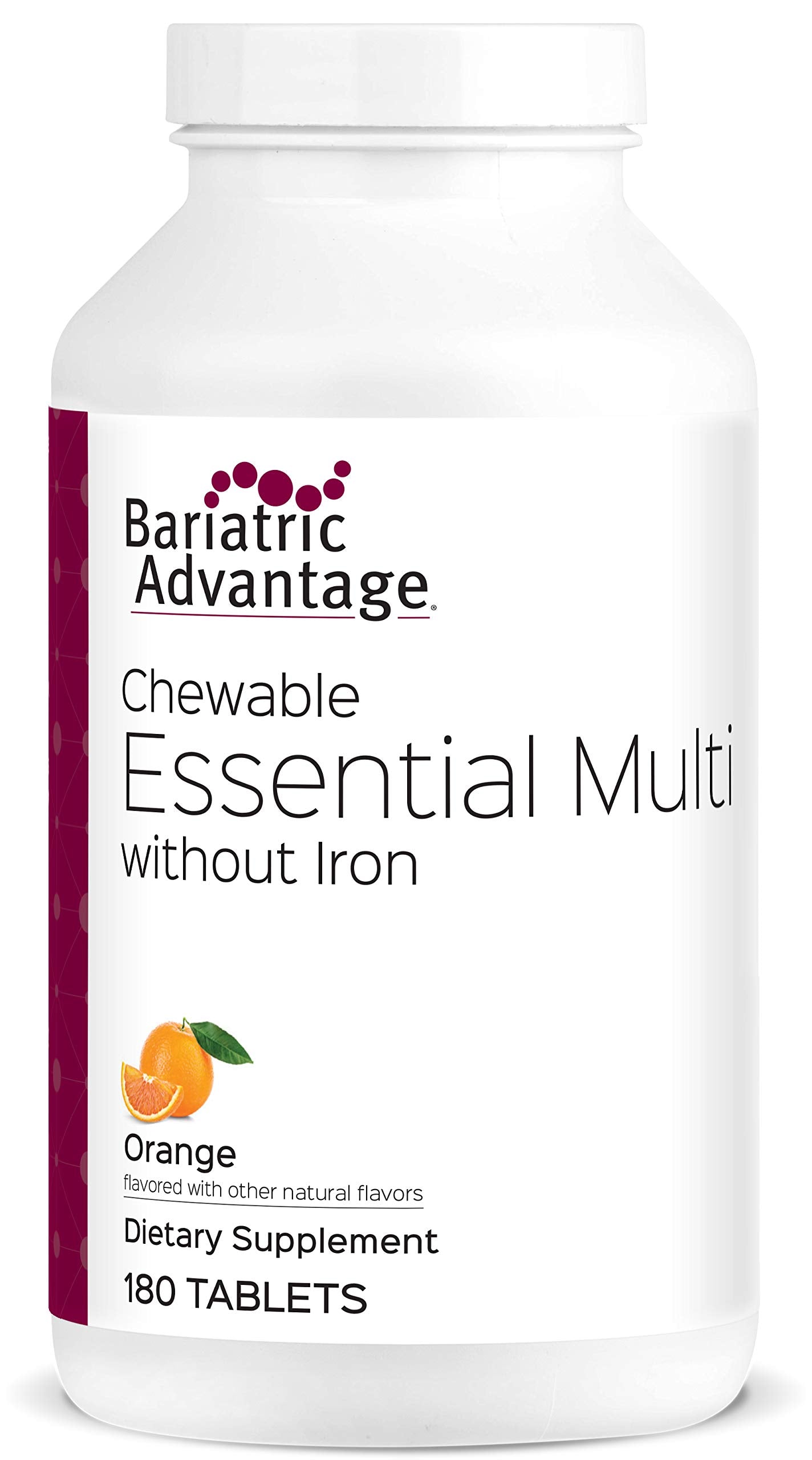 Bariatric Advantage Complete Chewable Multivitamin - 180 Count, Orange