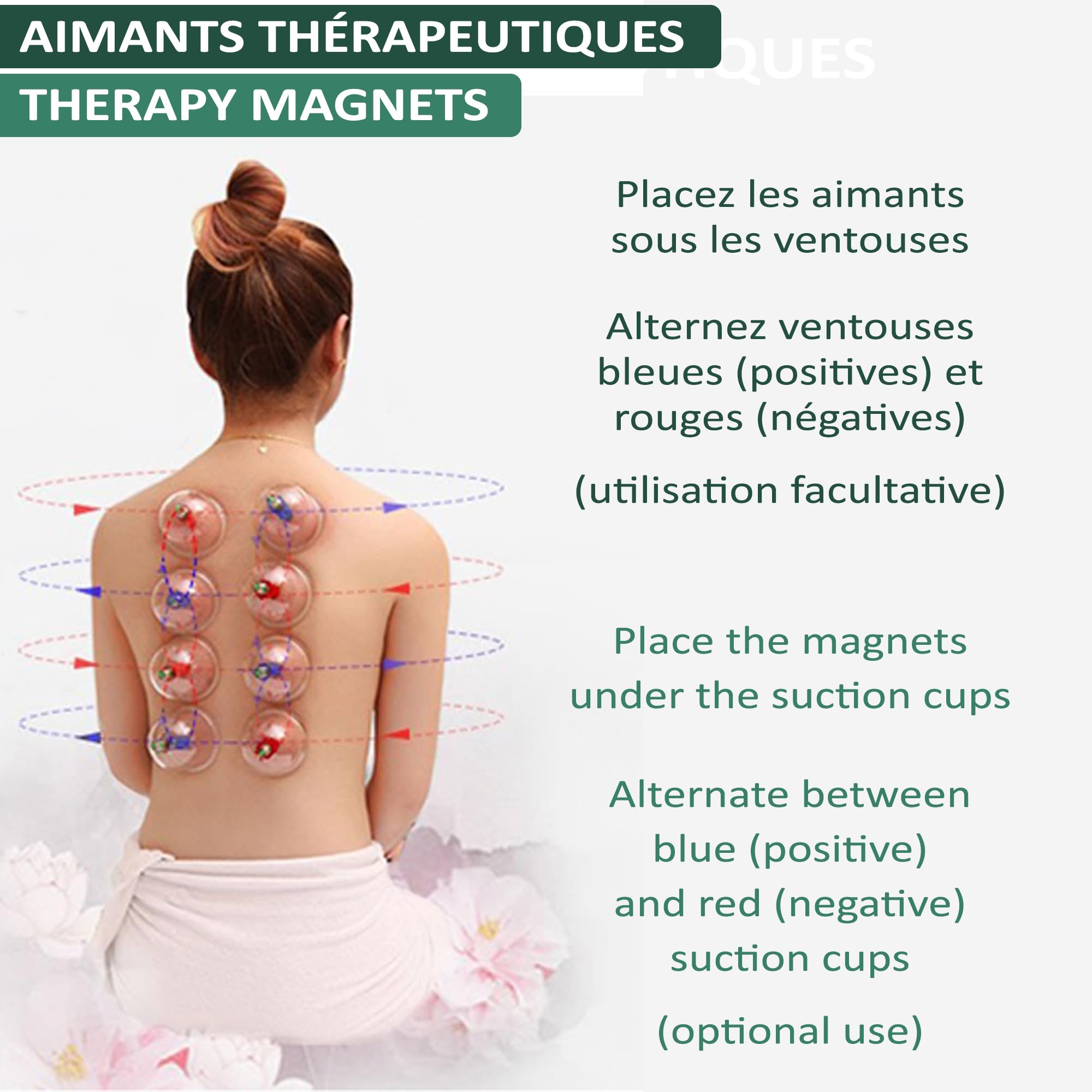 Uplife Cupping Kit for Massage Therapy, 24 Cups Professional Cupping Therapy Set with Magnetics for Muscle Pain Relief & Cellulite Reduction, Chinese Vacuum Cupping Set with Manual Pump for Home & Spa