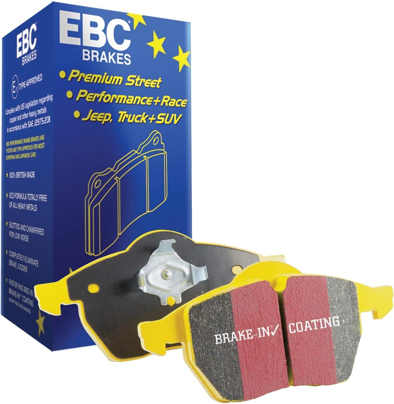 EBC Brakes DP41383R Yellowstuff Performance Brake Pad