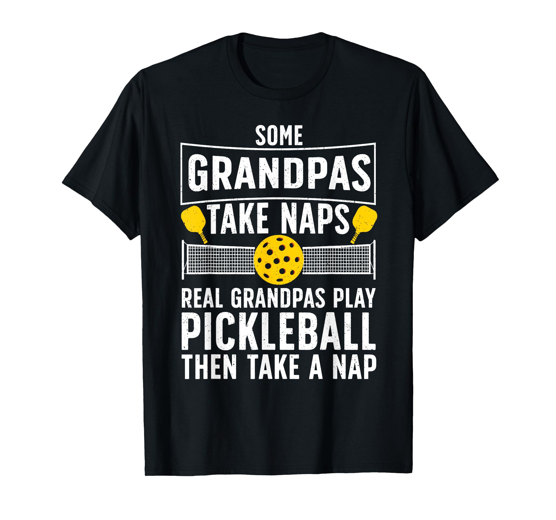 Cool Pickleball Men Grandpa Paddle Sport Pickleball Player T-Shirt