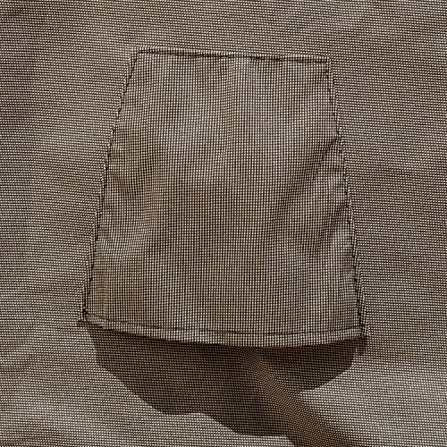 Budge P4A02PM1 English Garden Square Patio Table Ottoman Cover Heavy Duty and Waterproof, Extra Large, Two-Tone Tan