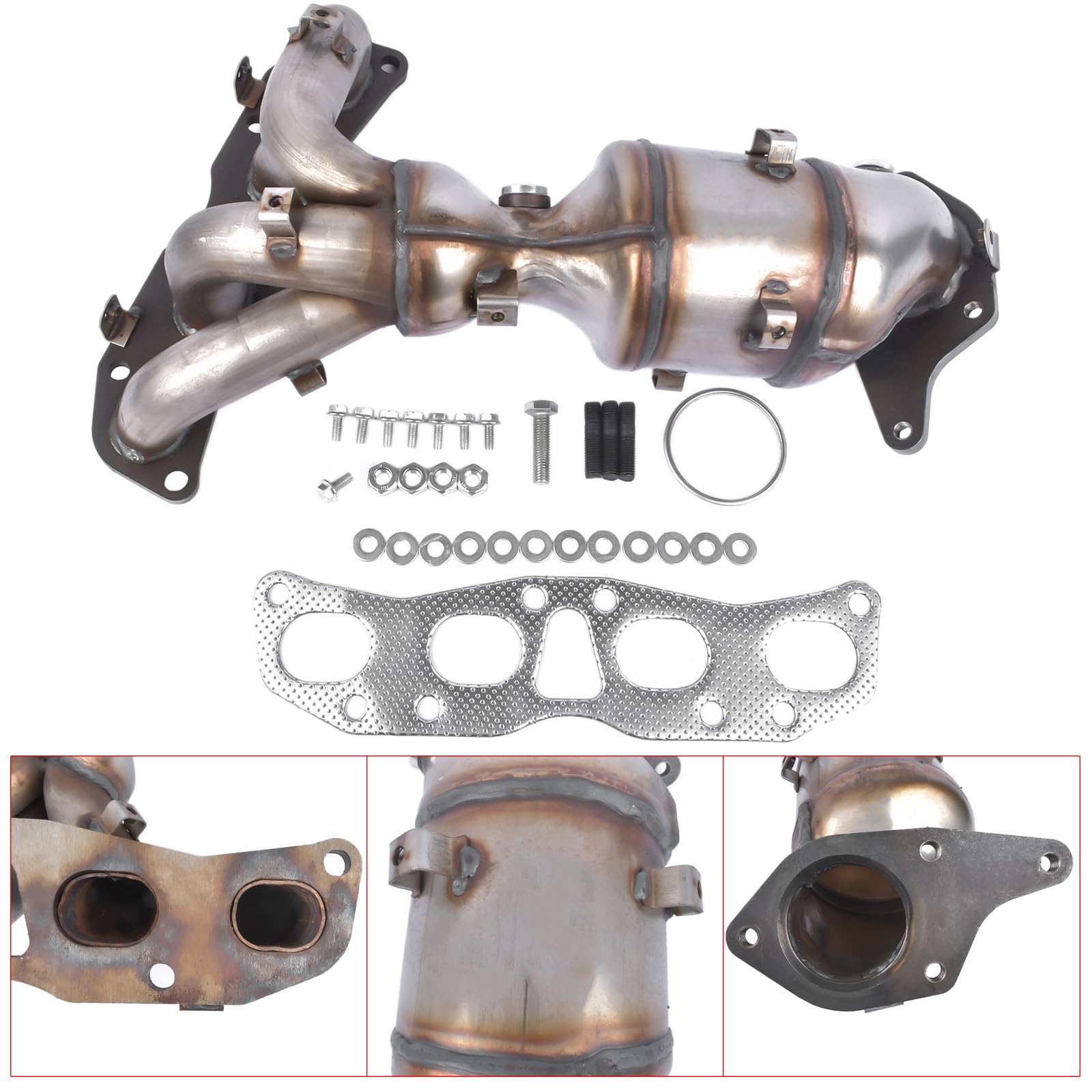Woosphy Manifold Catalytic Converter Replacement for Nissan Rogue 2008-2013 Rogue Select 2014-2015 2.5L L4 674-143