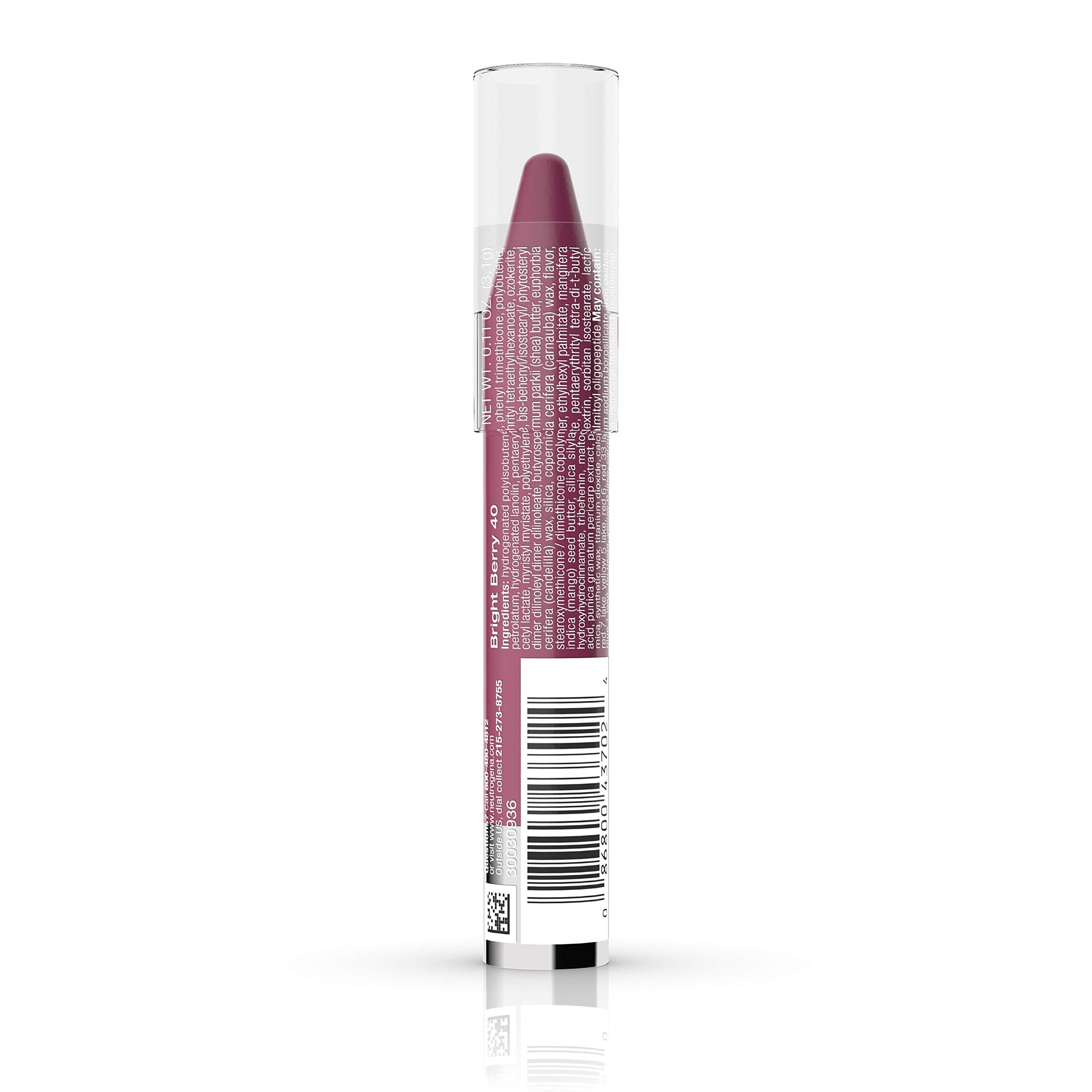 Neutrogena MoistureSmooth Bright Berry Lip Color Stick