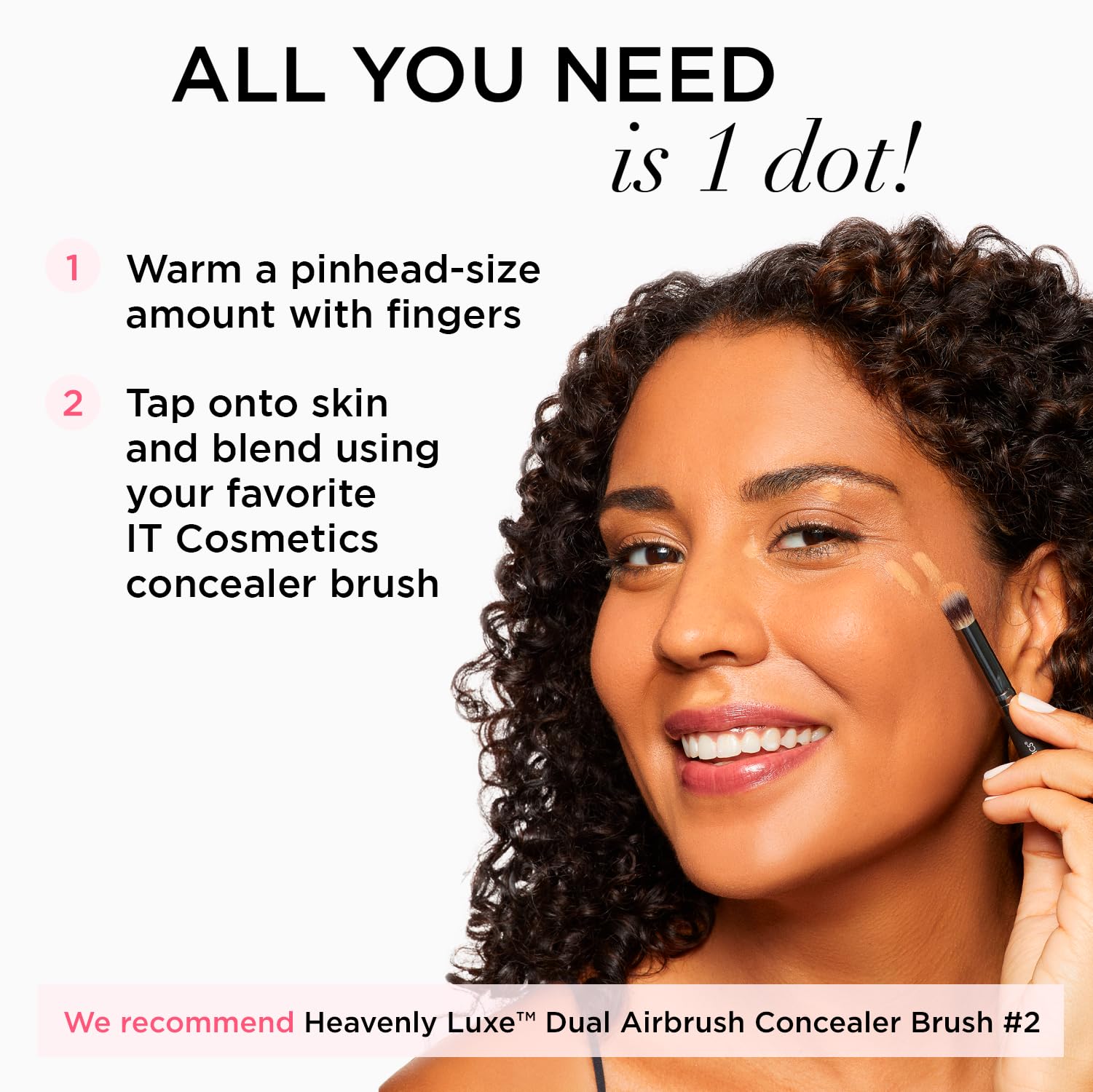 IT Cosmetics Bye Bye Under Eye Full Coverage Concealer - for Dark Circles, Fine Lines, Redness & Discoloration - Waterproof - Natural Finish – 10.5 Light (C), 0.4 fl oz