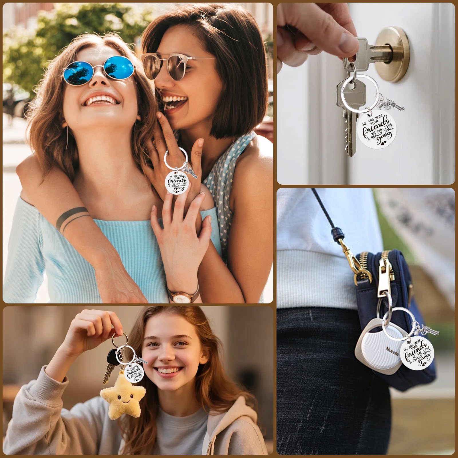 Haukea Best Friend Birthday Gifts for Women Bestfriend Gifts Ideas Friendship Gift for Female Bestie Bff Gift Friendship keychain