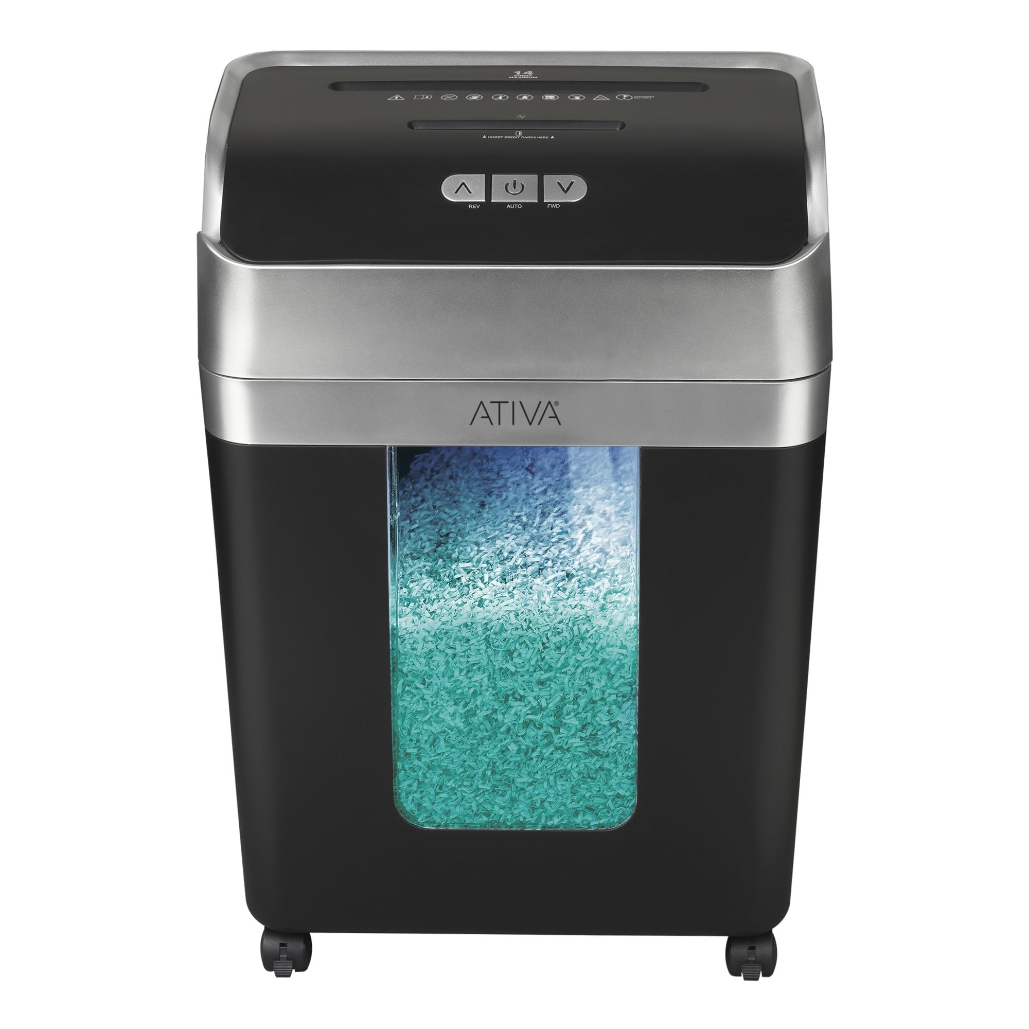 Ativa® 14-Sheet Super Micro-Cut Shredder, A14SMC19