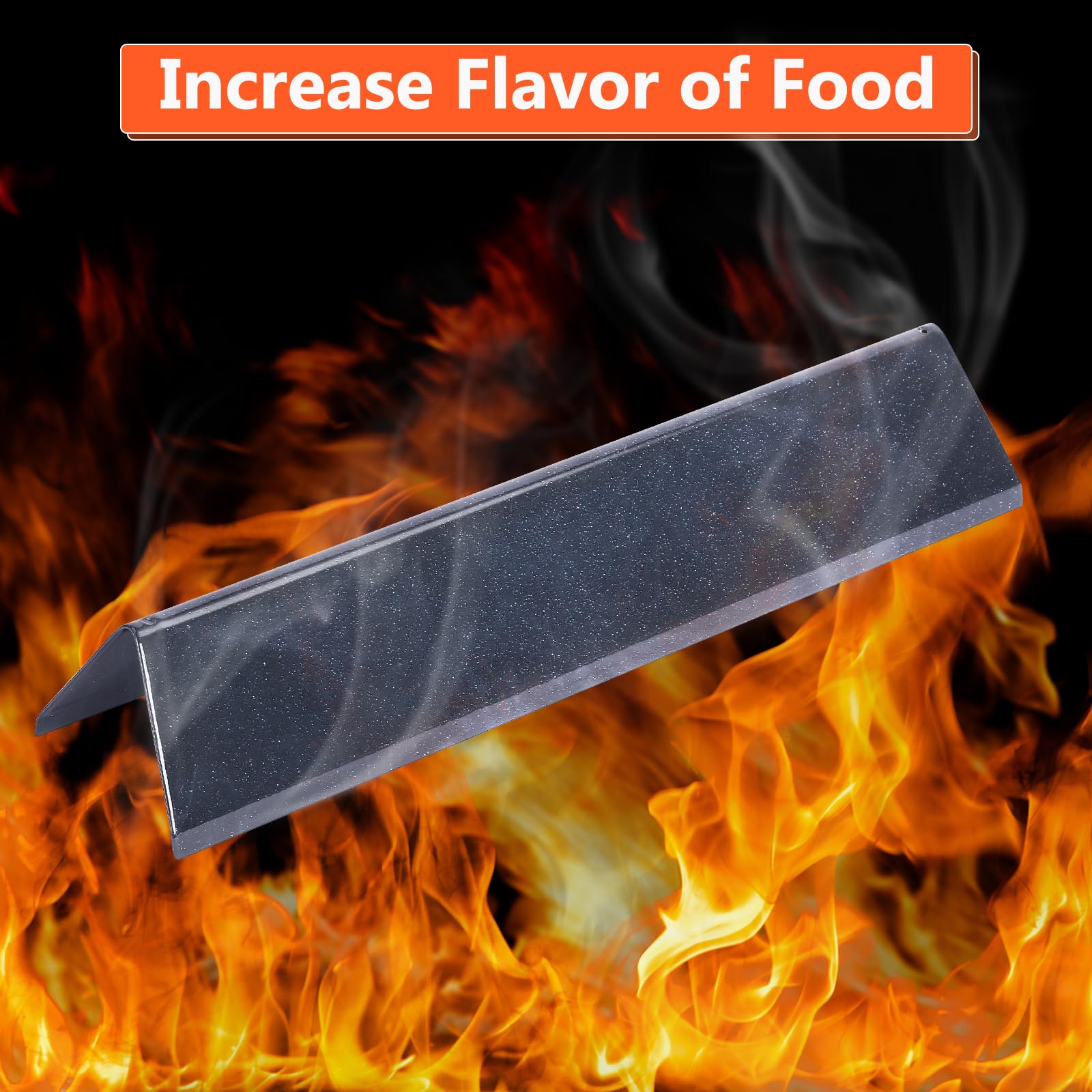 QuliMetal 15.3" Flavorizer Bars for Weber Spirit 300 and GS4 Spirit II 300, Spirit E310 E315 E320 E330 S310 S315 S320 S330 Series Gas Grills with Front Control Knobs,Grill Parts for Weber 7636 69797