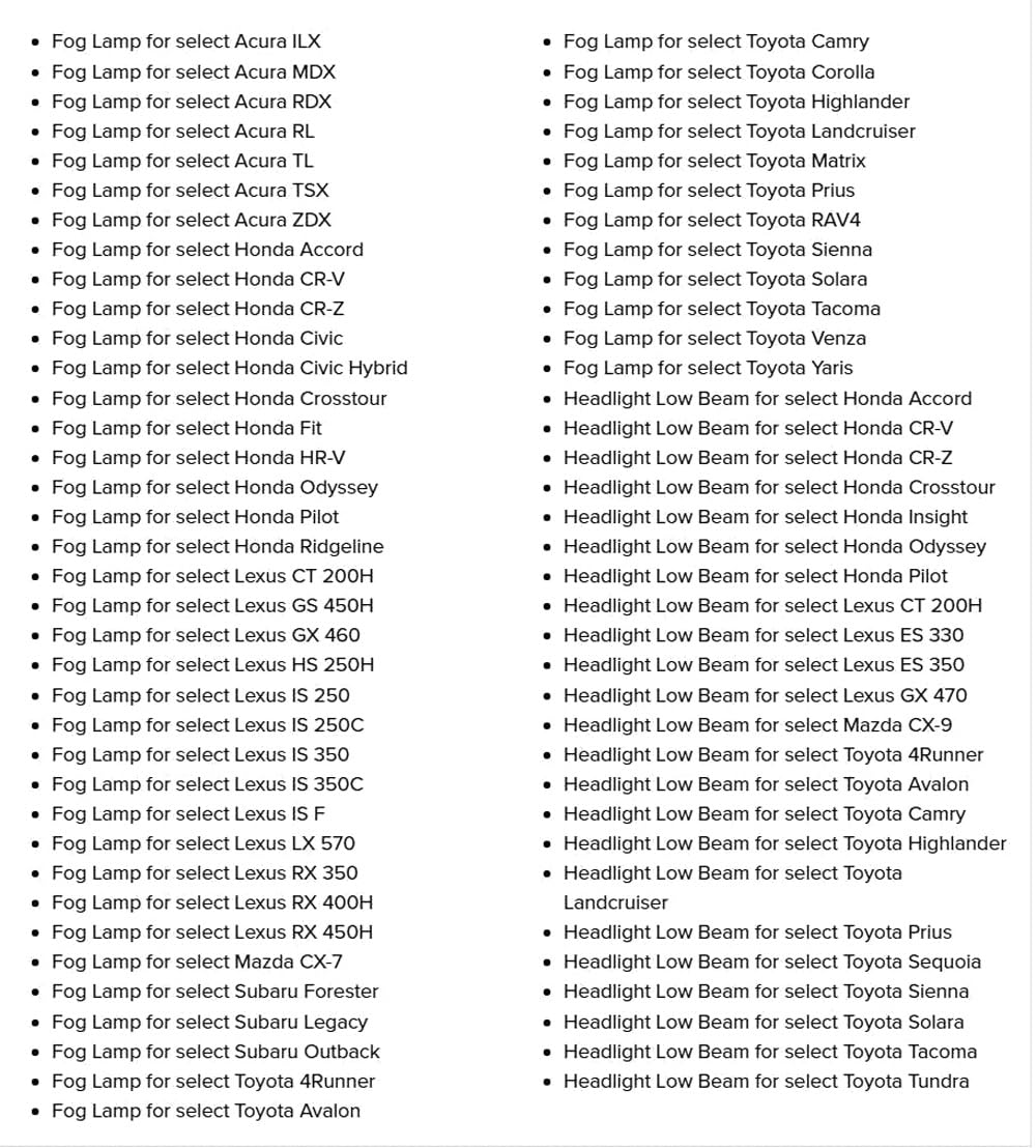 iJDMTOY (2) OEM H11 H8 Female Adapters Wiring Harness Sockets w/ 4-Inch Wire Pigtails Compatible With Headlights or Fog Lights Use