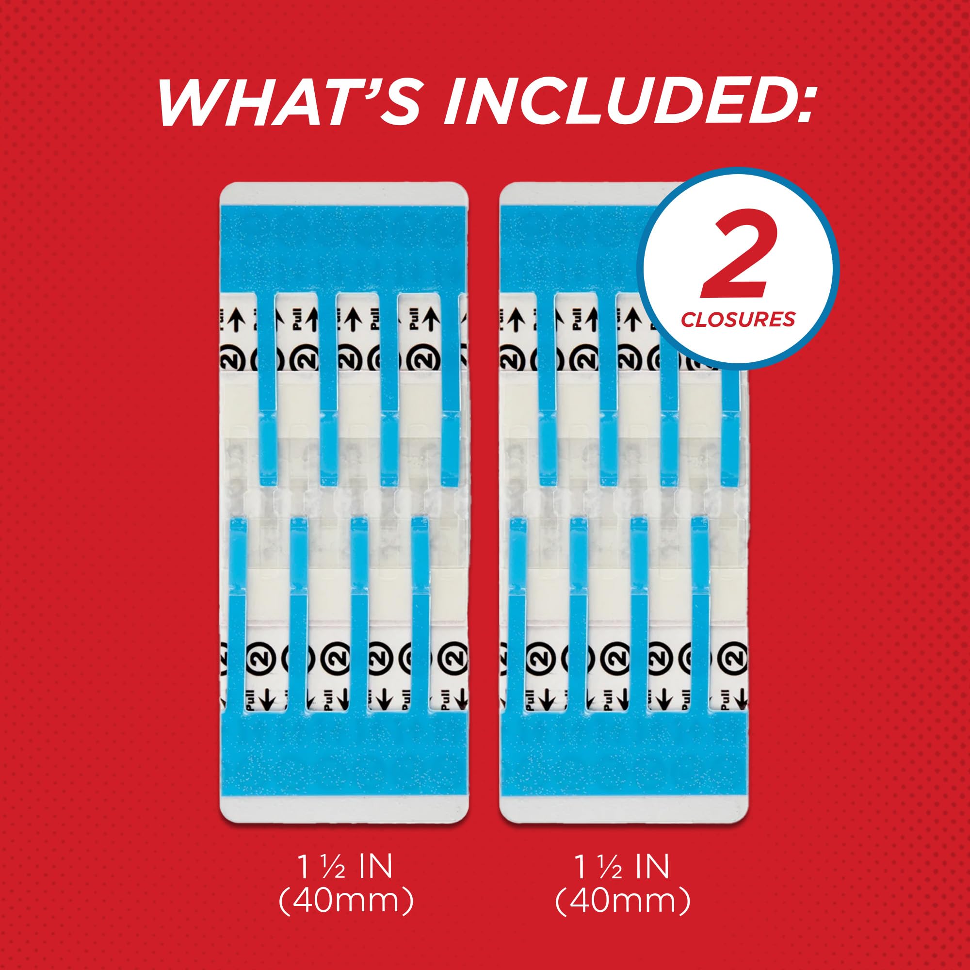 Clozex Emergency Laceration Closures - Repair Wounds Without Stitches. FDA Cleared Skin Closure Device for 2 Individual Wounds Or Combine for Total Length of 3 Inches. Life Happens, Be Ready!