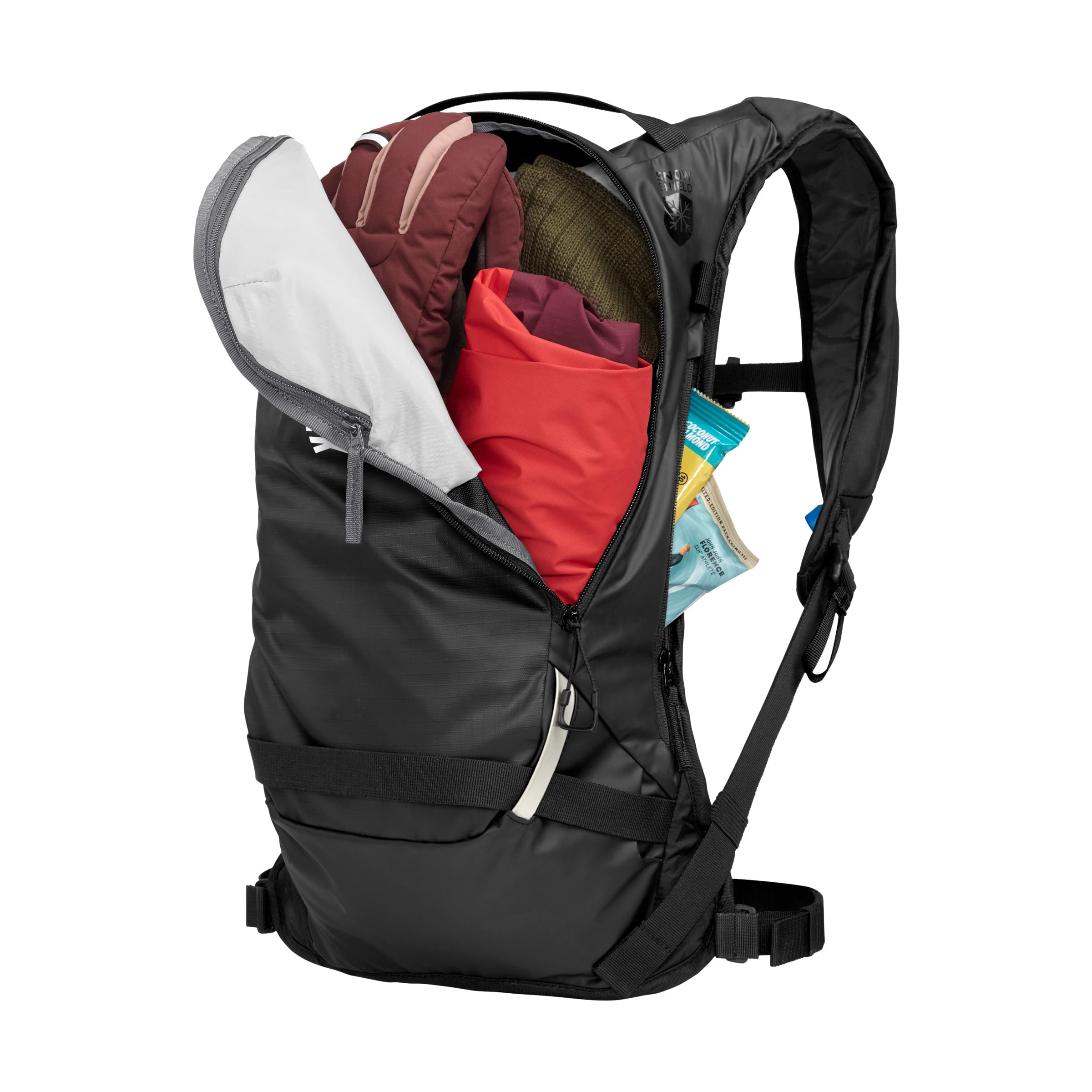 CamelBak Powderhound 12 Snow Hydration Pack Black/White, 70oz