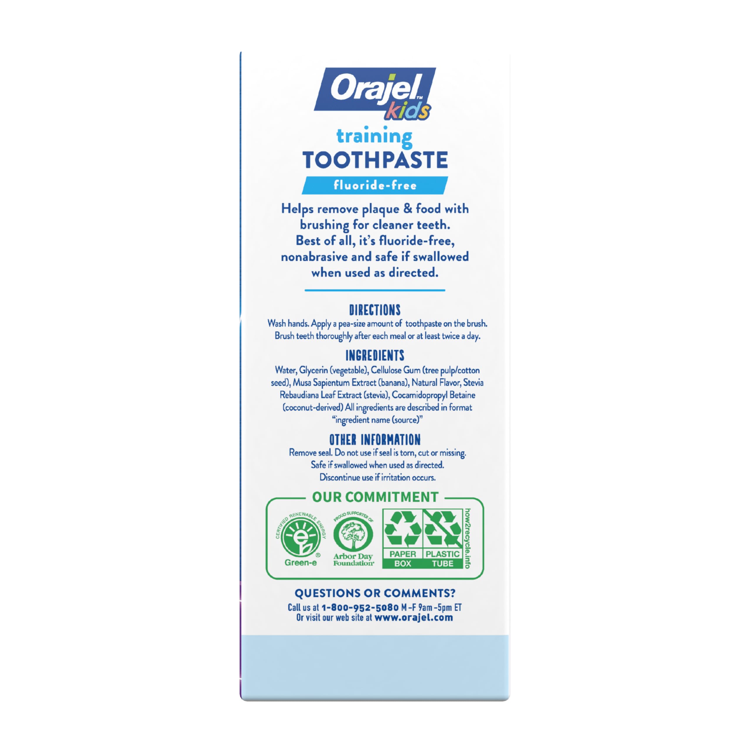 Orajel Kids Paw Patrol Fluoride-Free Training Toothpaste, Natural Fruity Fun Flavor, #1 Pediatrician Recommended , 1.5oz Tube