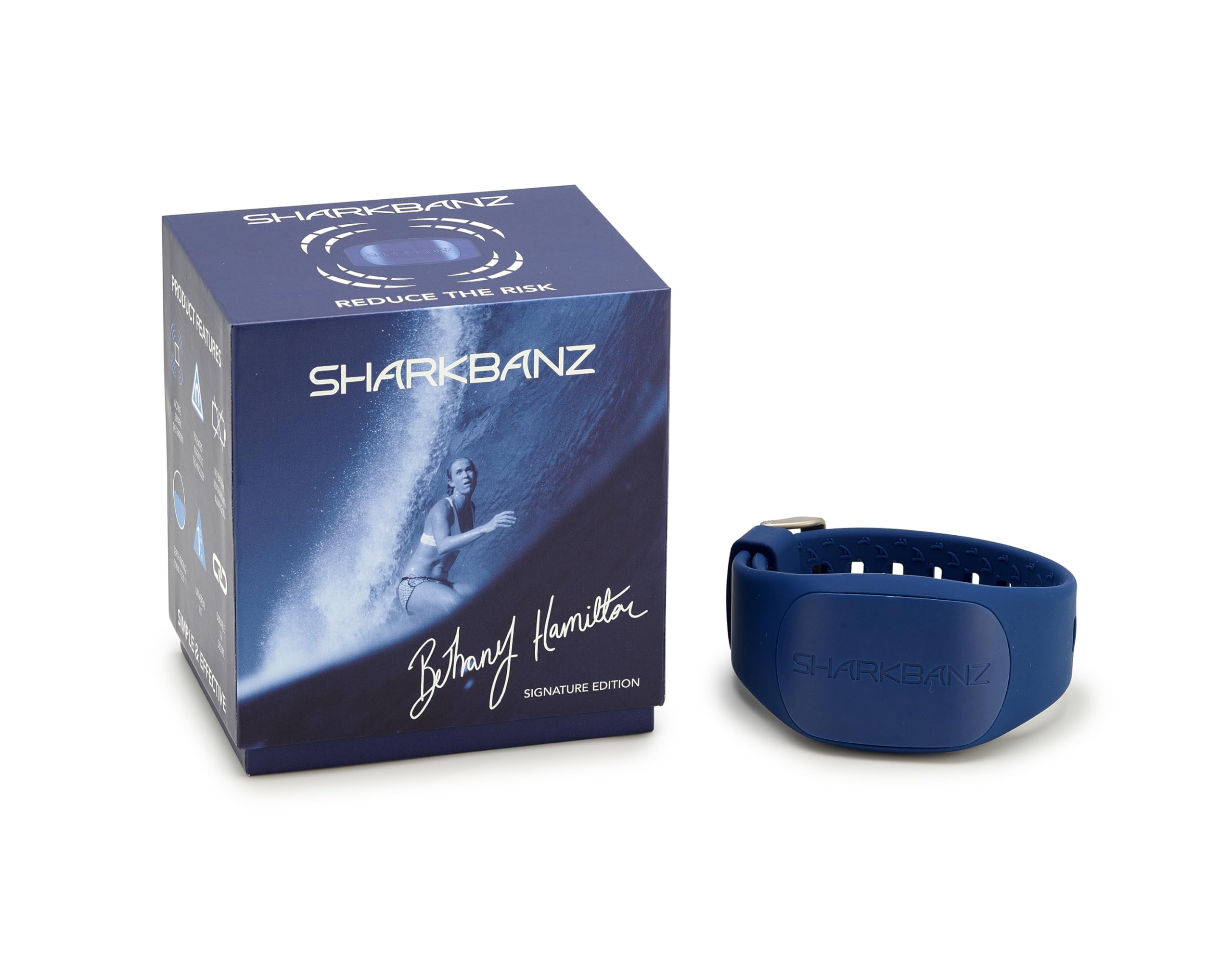 SHARKBANZ 2 Bethany Hamilton Signature Edition - Magnetic Shark Deterrent Band for Swimming, Surfing, Diving, Snorkeling and All Ocean Sports